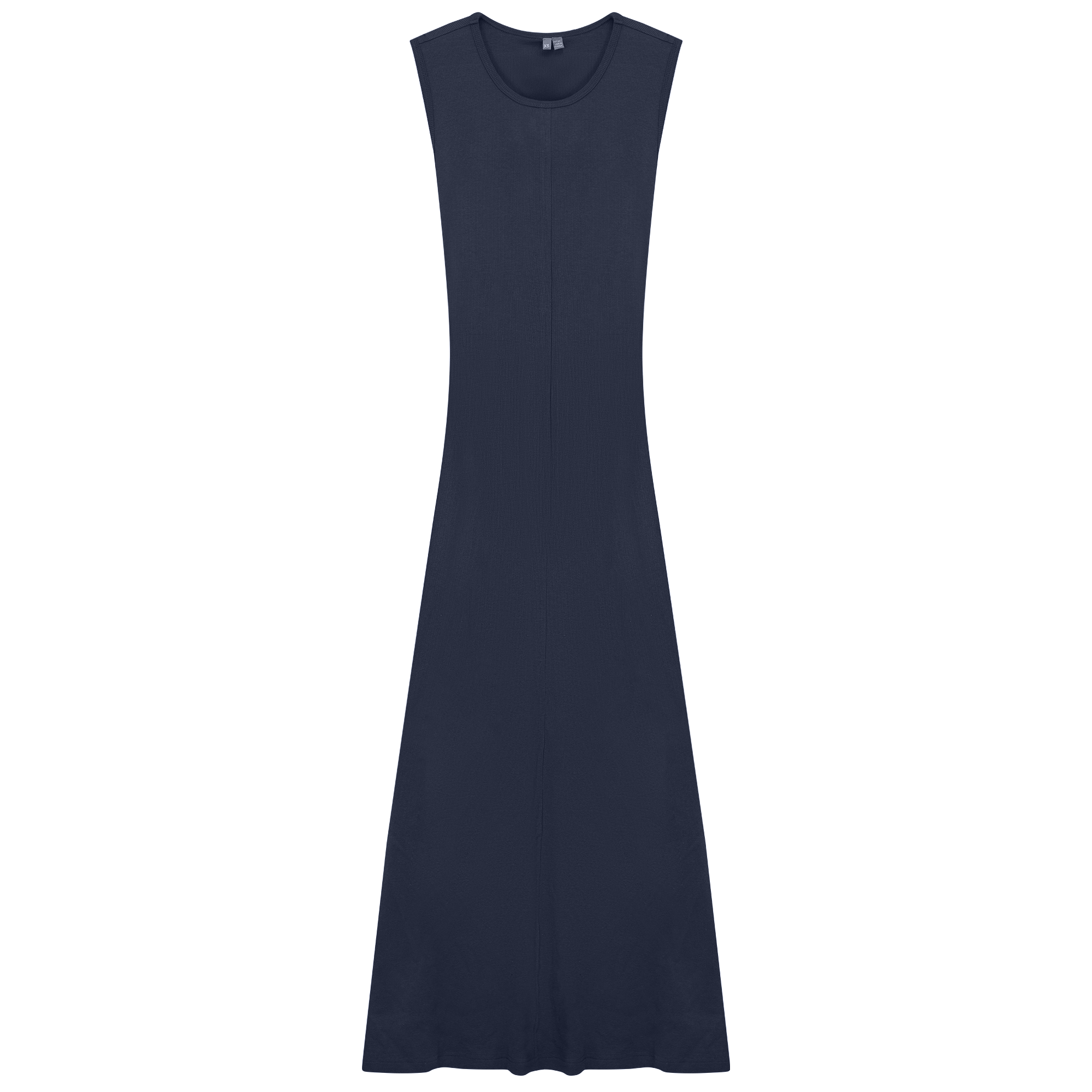 Ribbed Maxi Jumper in Dark Navy by Positive