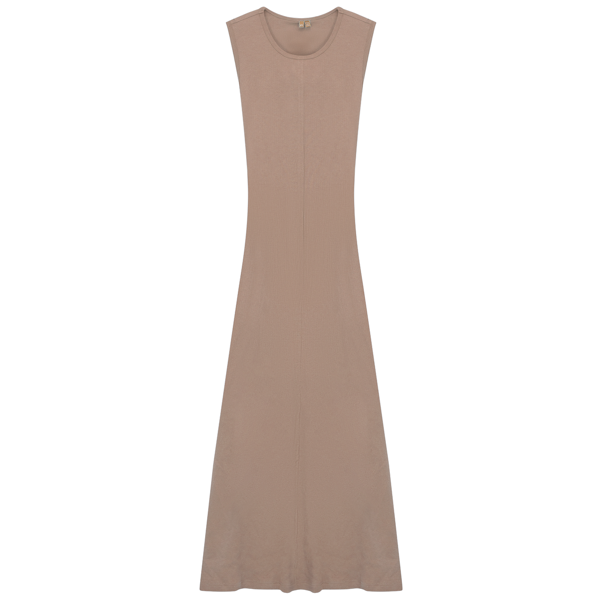 Ribbed Maxi Jumper in Sand by Positive