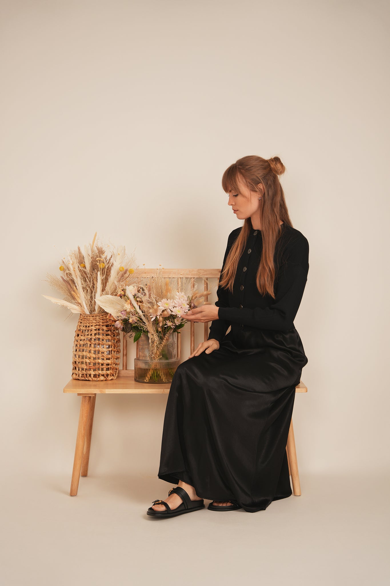 Cropped Knit Cardigan in by Coco de la Mour