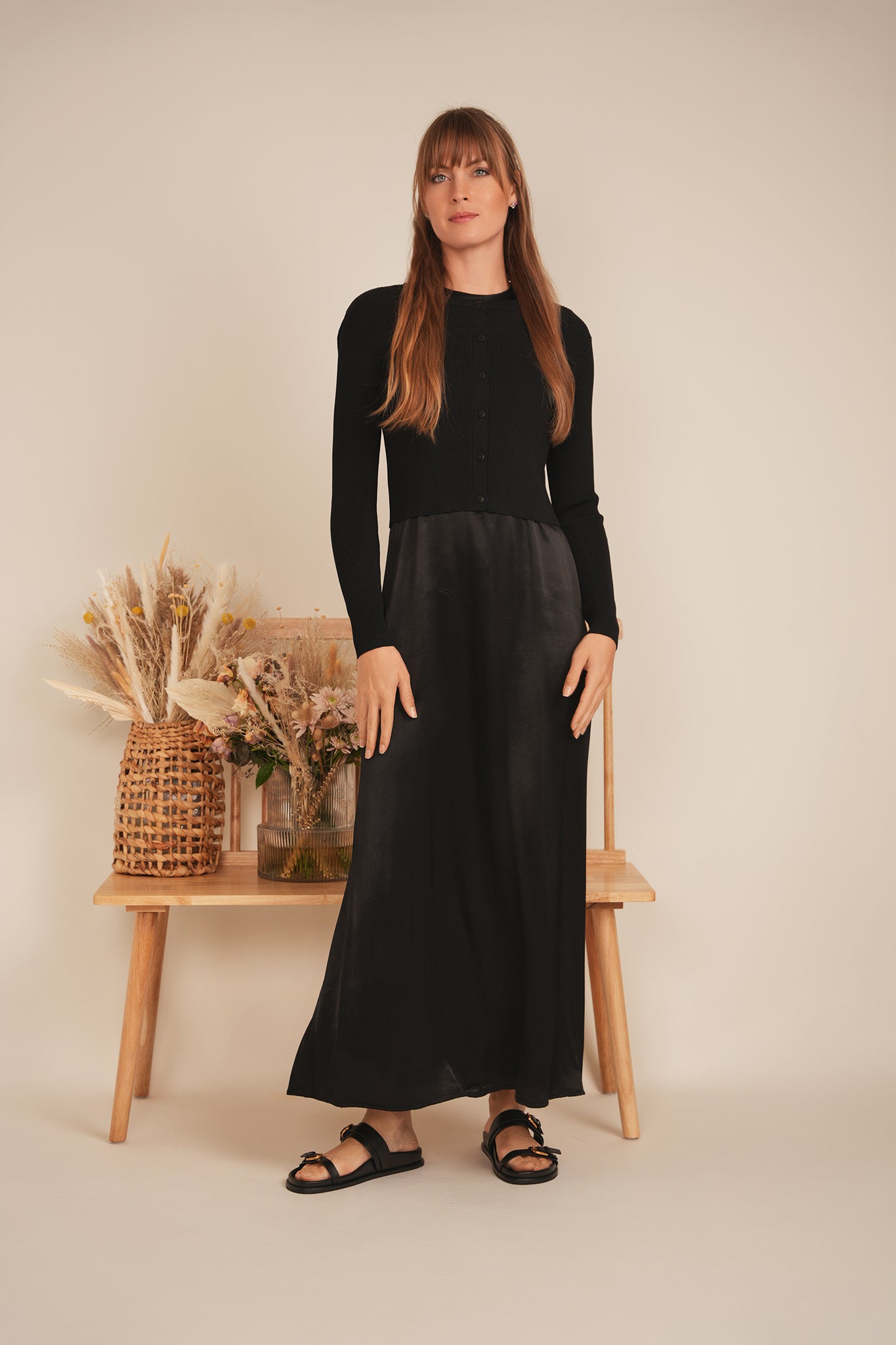 Cropped Fit Ribbed Knit Cardigan in by MiuMax