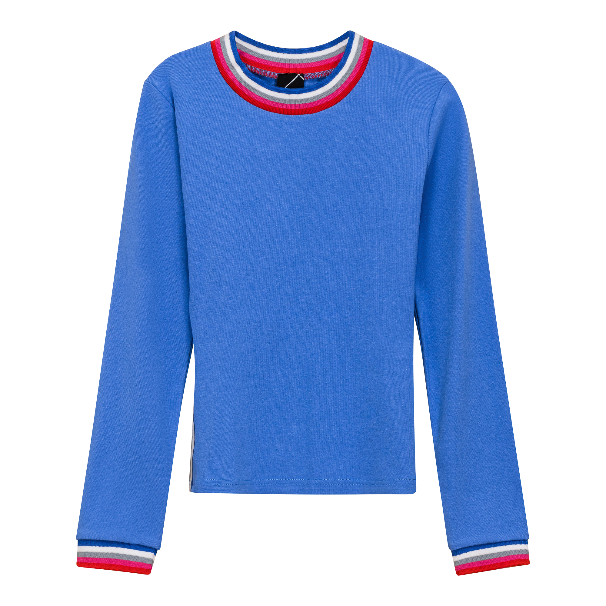 Mock Striped Tee in Light Sapphire by Spades