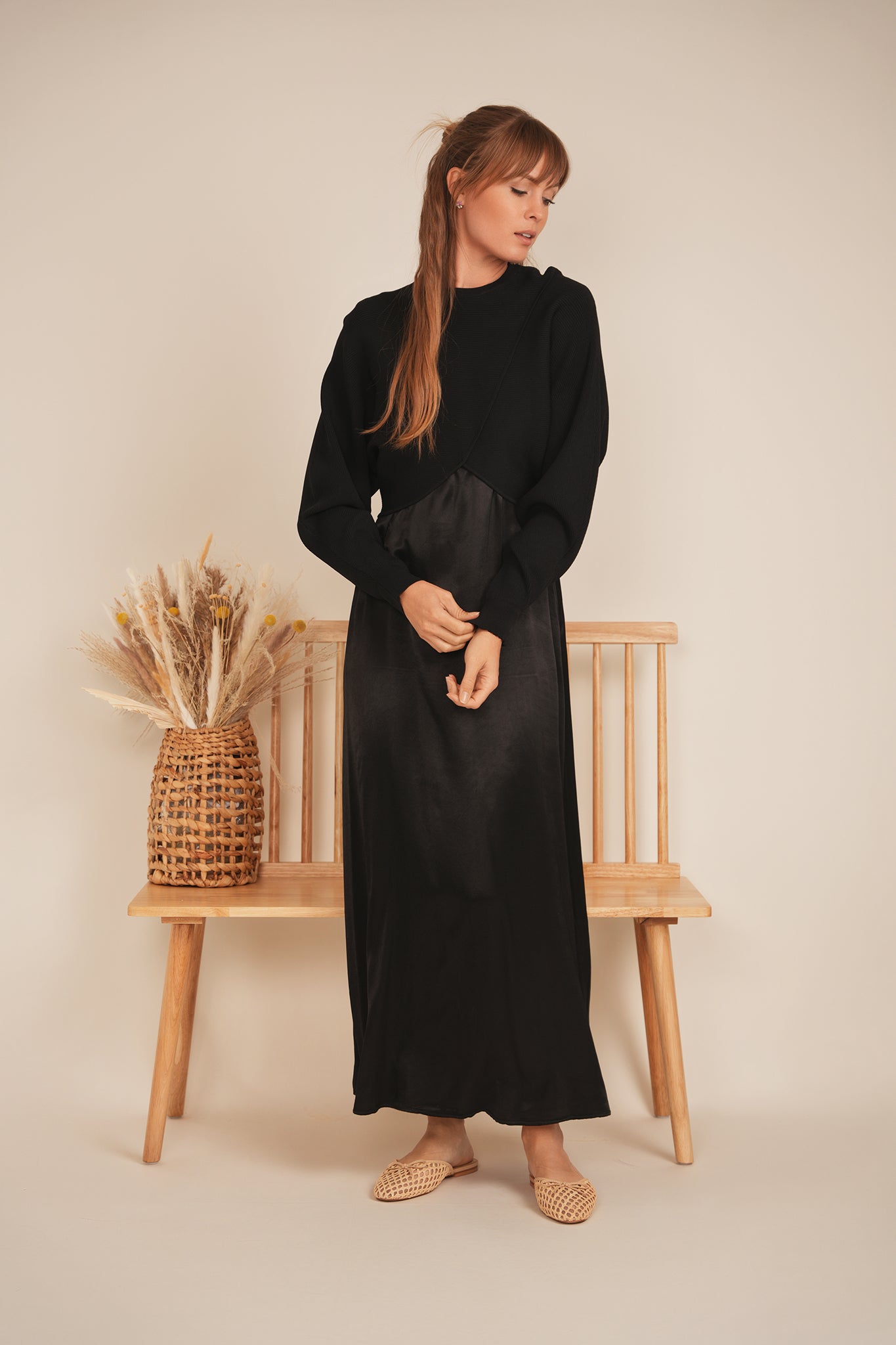 Cropped Wrap Top in by E.U.X. Exclusive