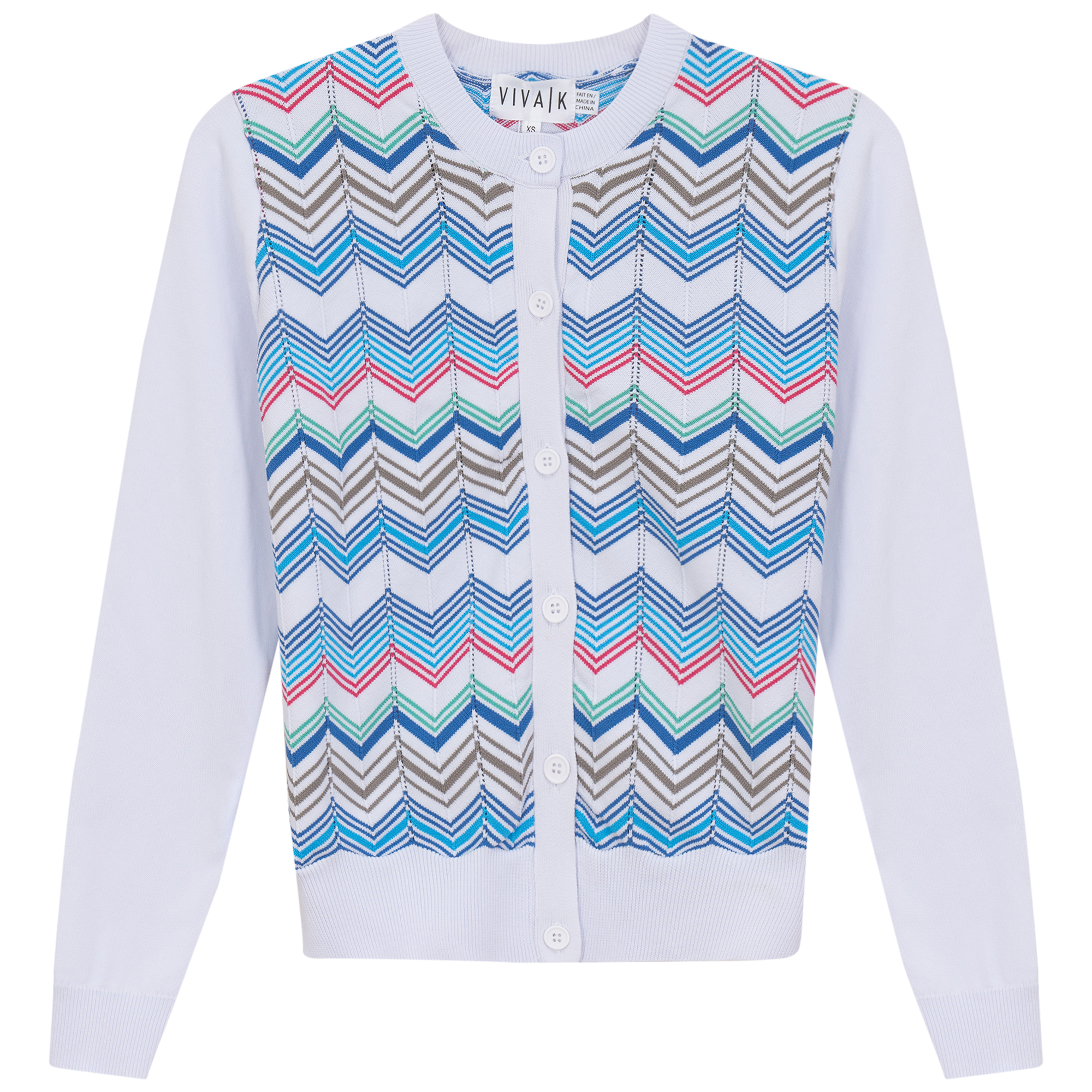 Crochet Multicolor Cardigan in by Viva K