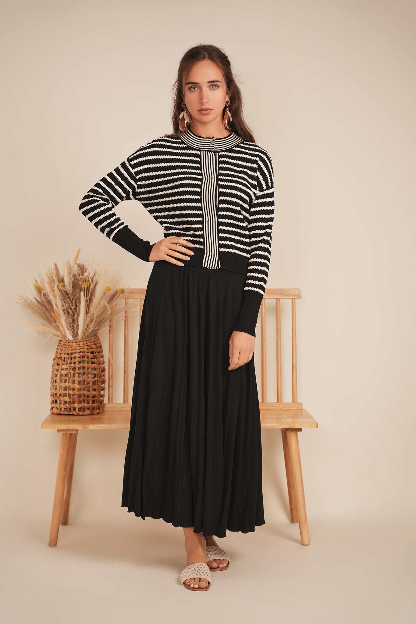 Crochet Cardigan in by E.U.X. Exclusive