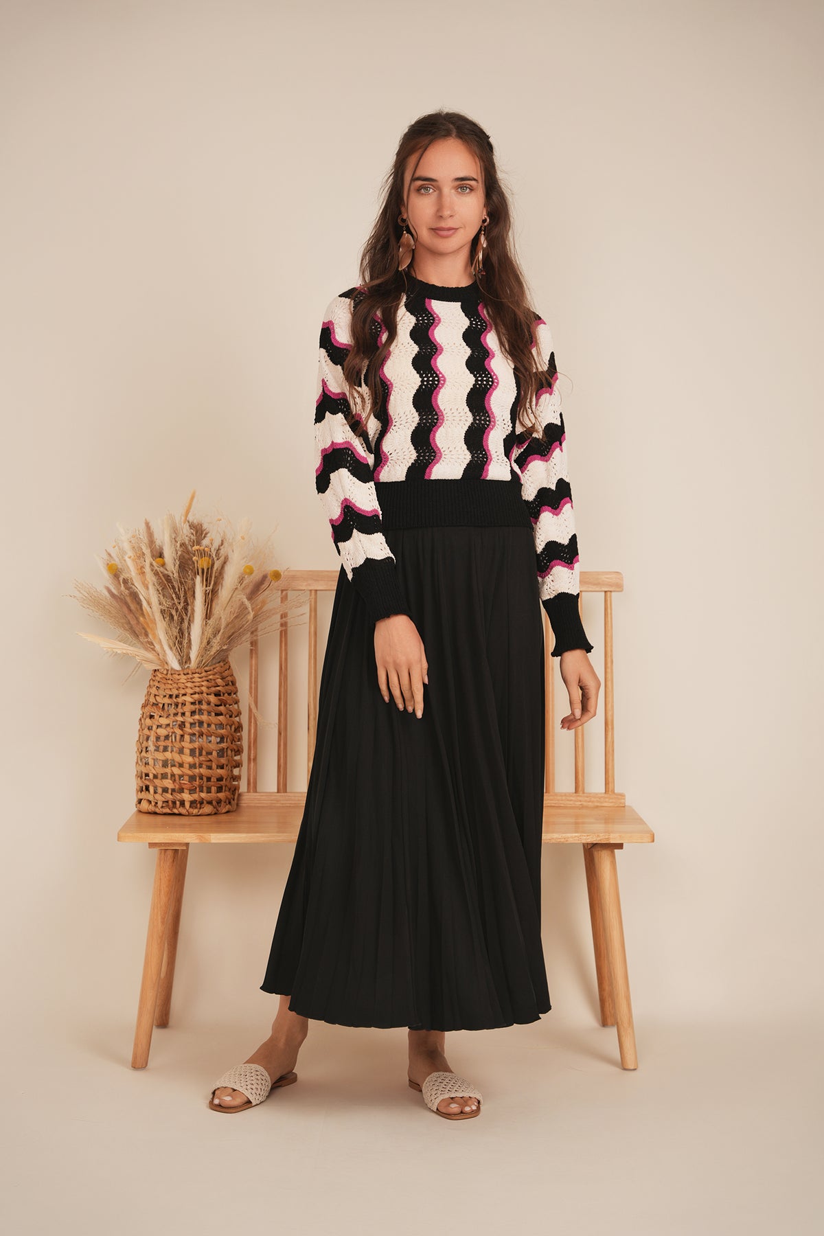 Crochet Chevron Top in by Mademoiselle