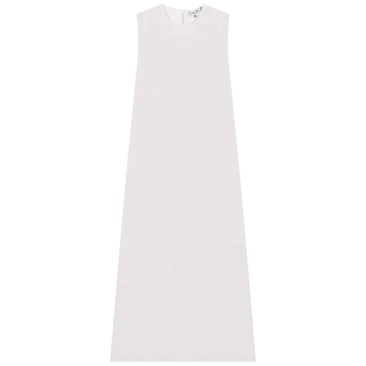 Midi Cotton Jumper in White by E.U.X. Exclusive