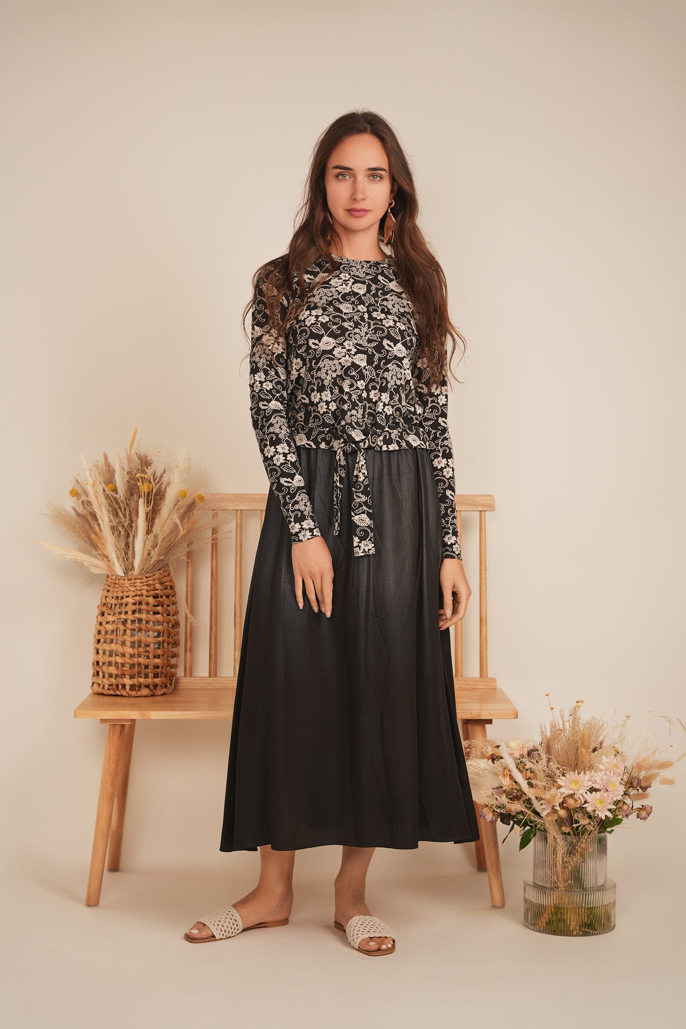 Printed Tie Tee in by 24/7