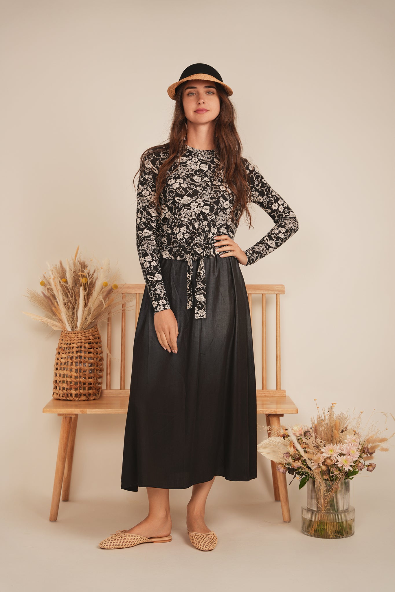 Printed Tie Tee in by 24/7