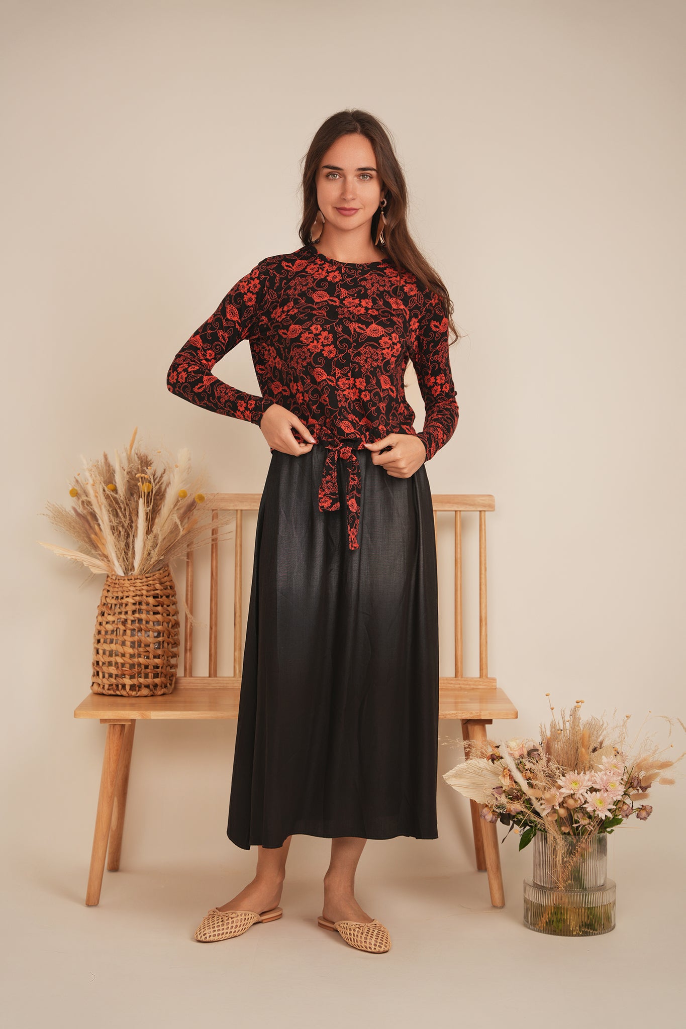 Printed Tie Tee in by 24/7