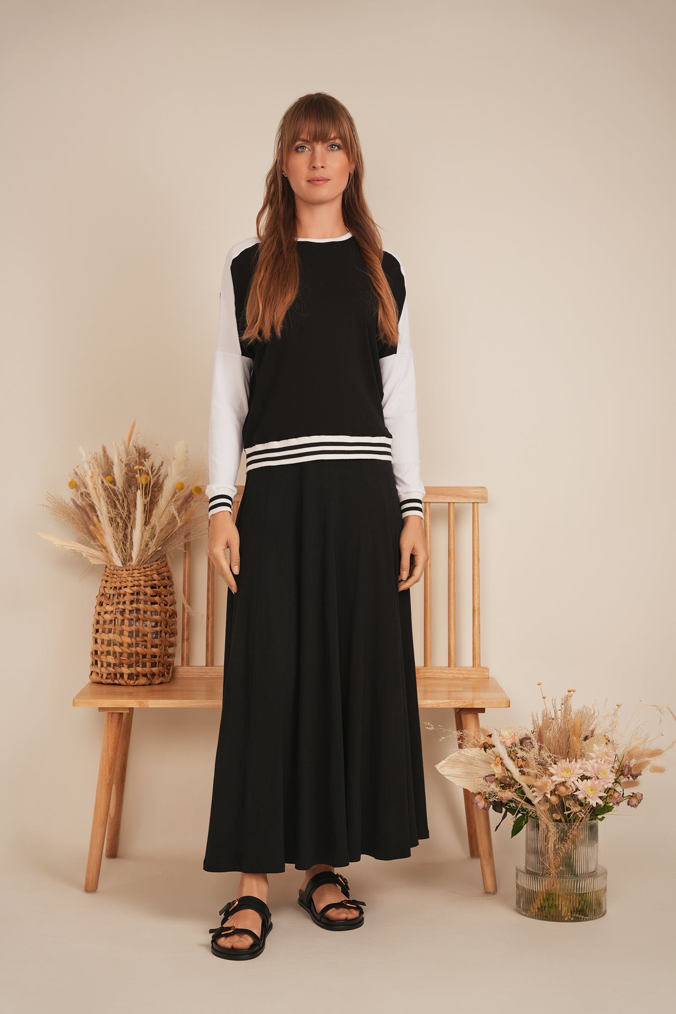 Color Blocked Top in by 24/7