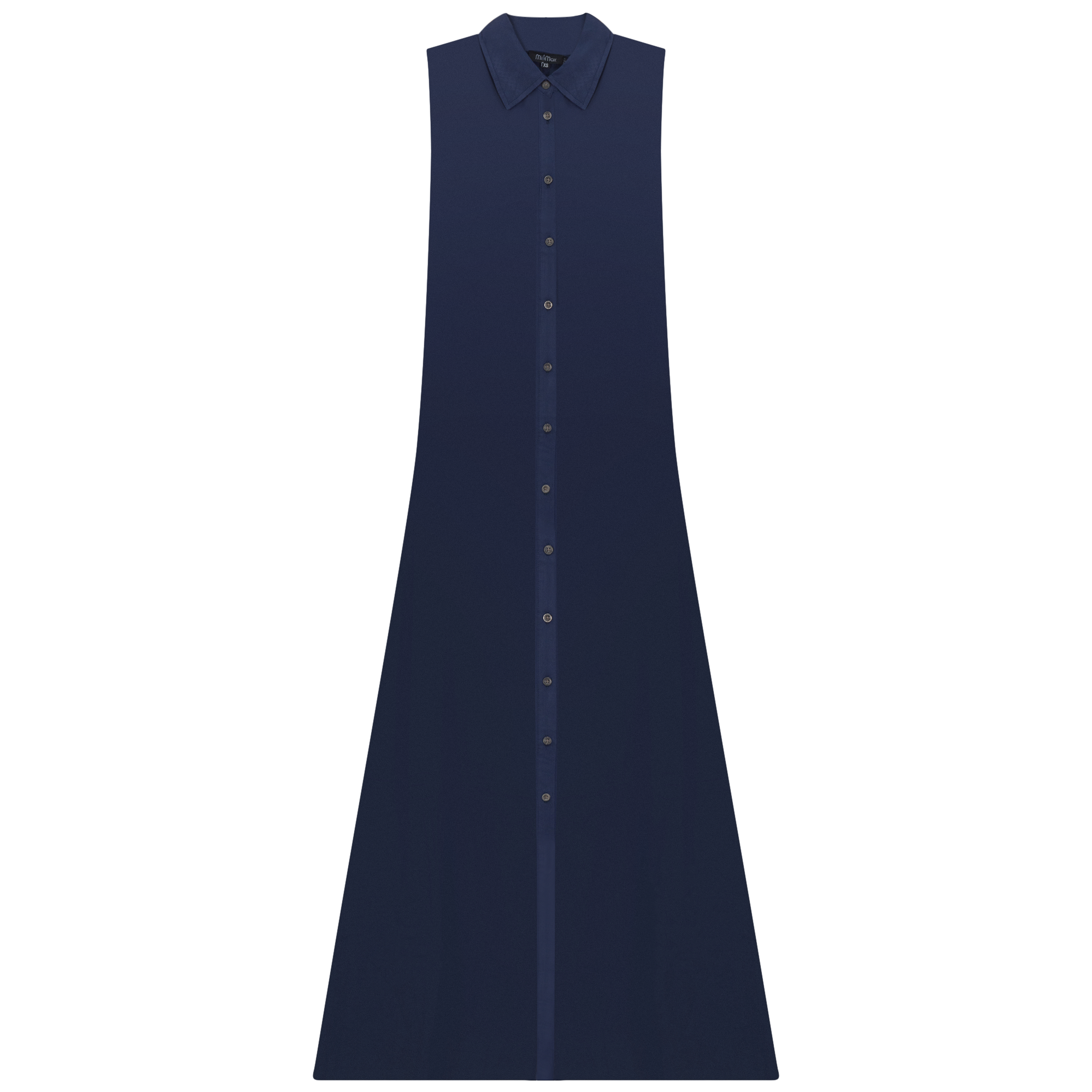 Gauze Button Down Shirt Jumper in Dark Denim by MiuMax