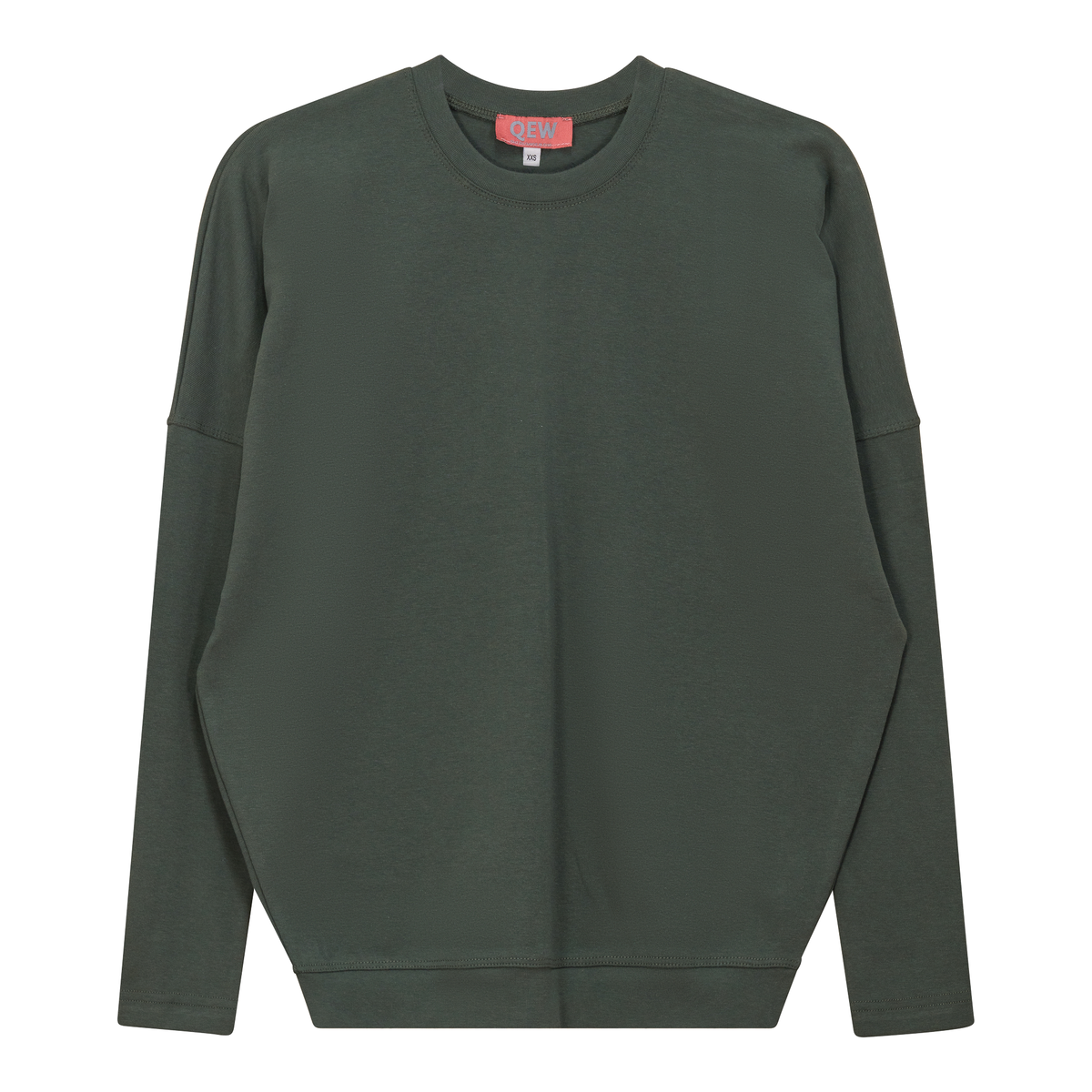 Cotton Dolman Top in Basil by QEW