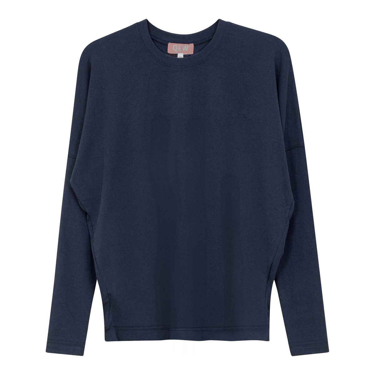 Cotton Dolman Top in Dark Denim by QEW