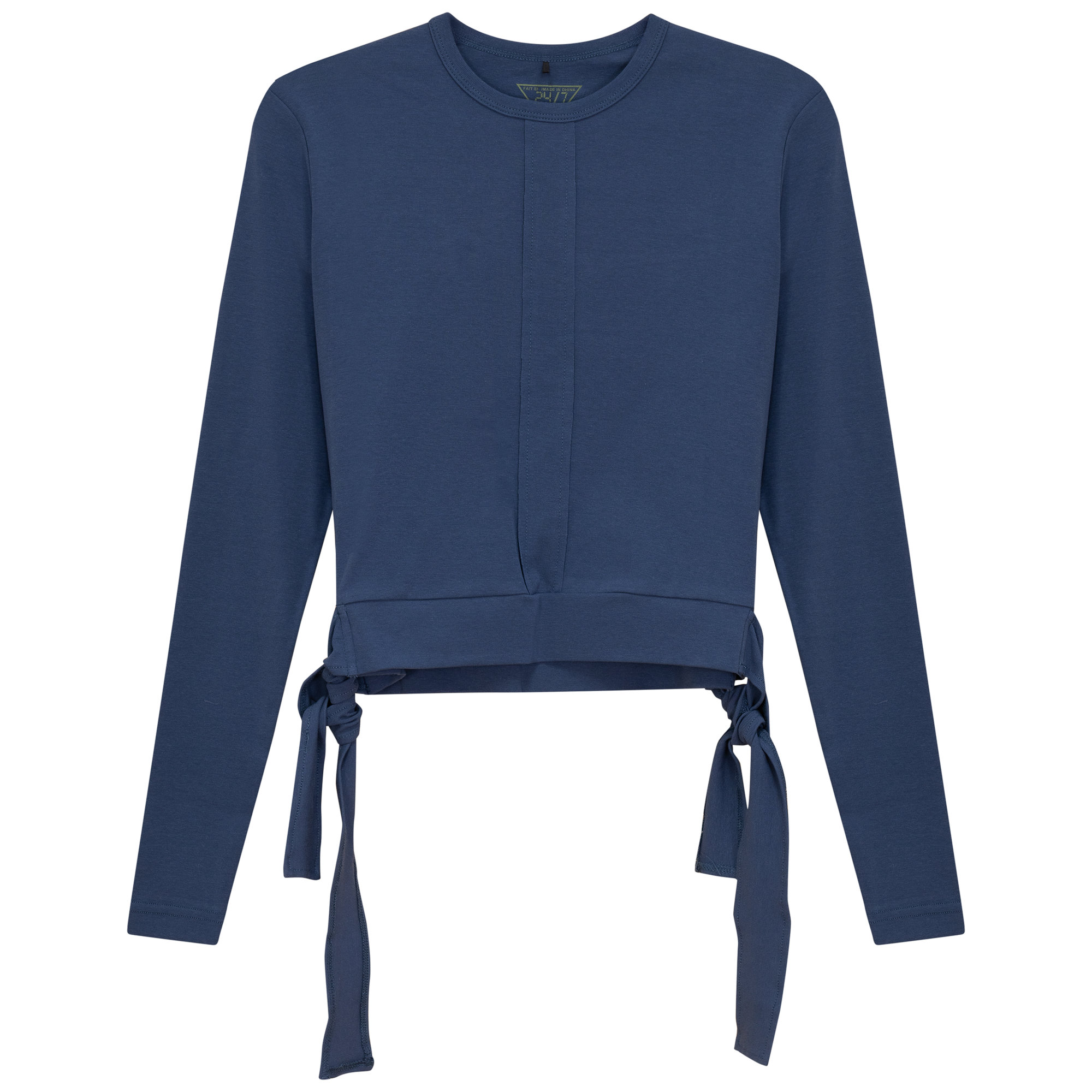 Tie Look Tee in New Denim by 24/7