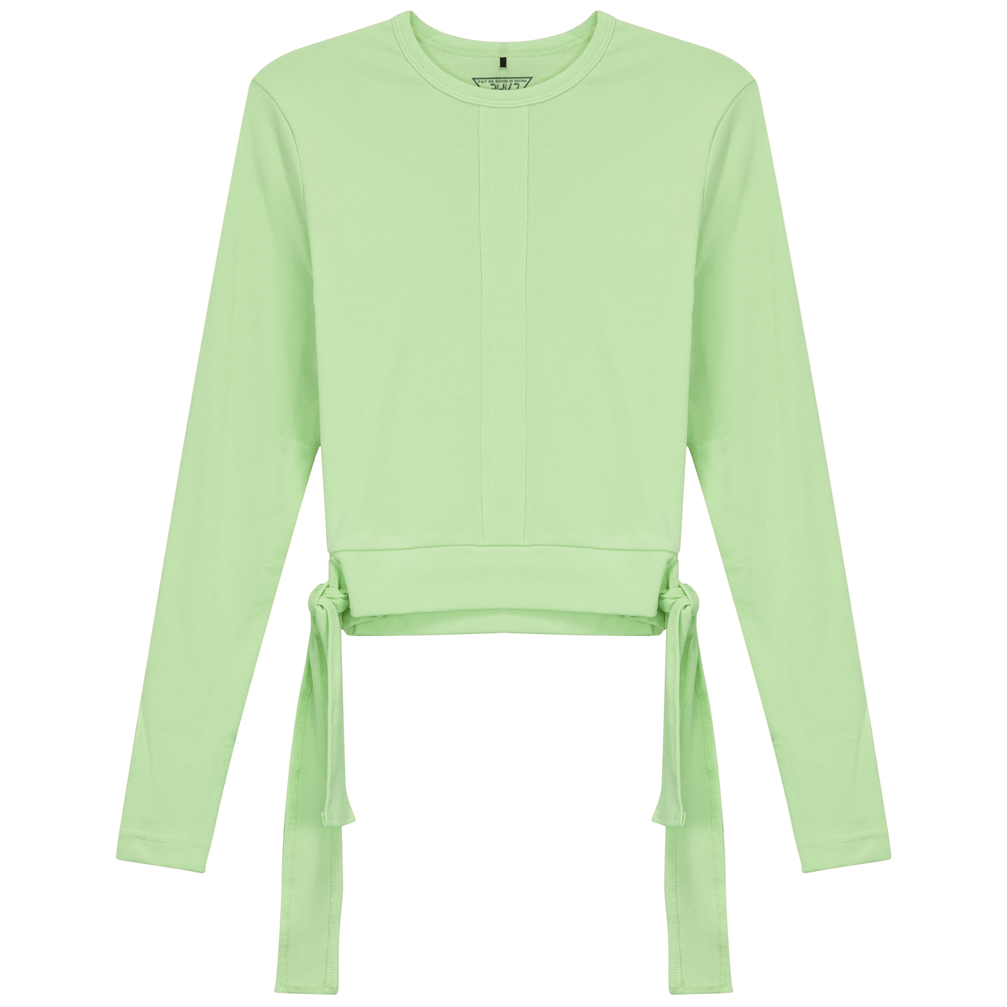 Tie Look Tee in Pistachio by 24/7