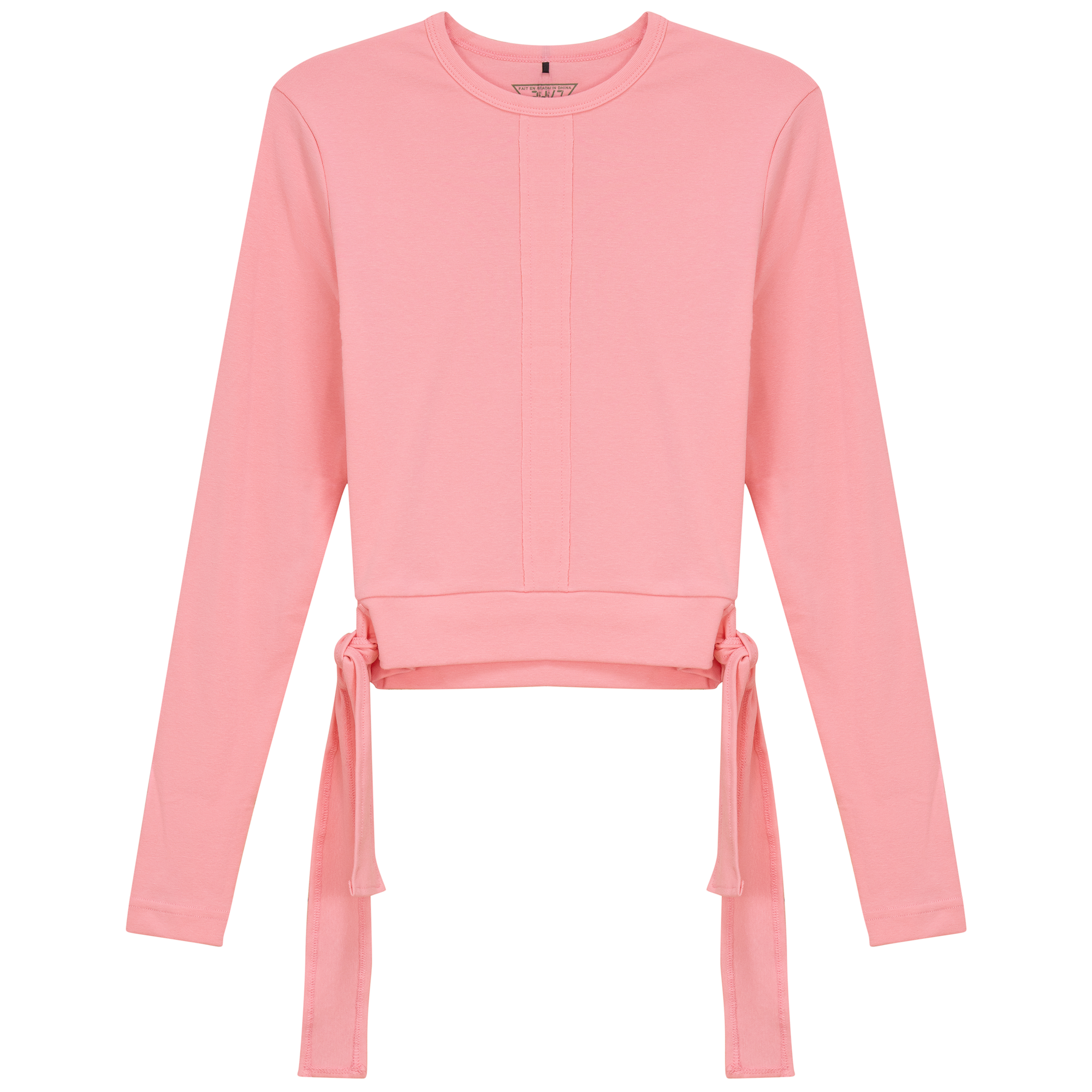 Tie Look Tee in Salmon by 24/7