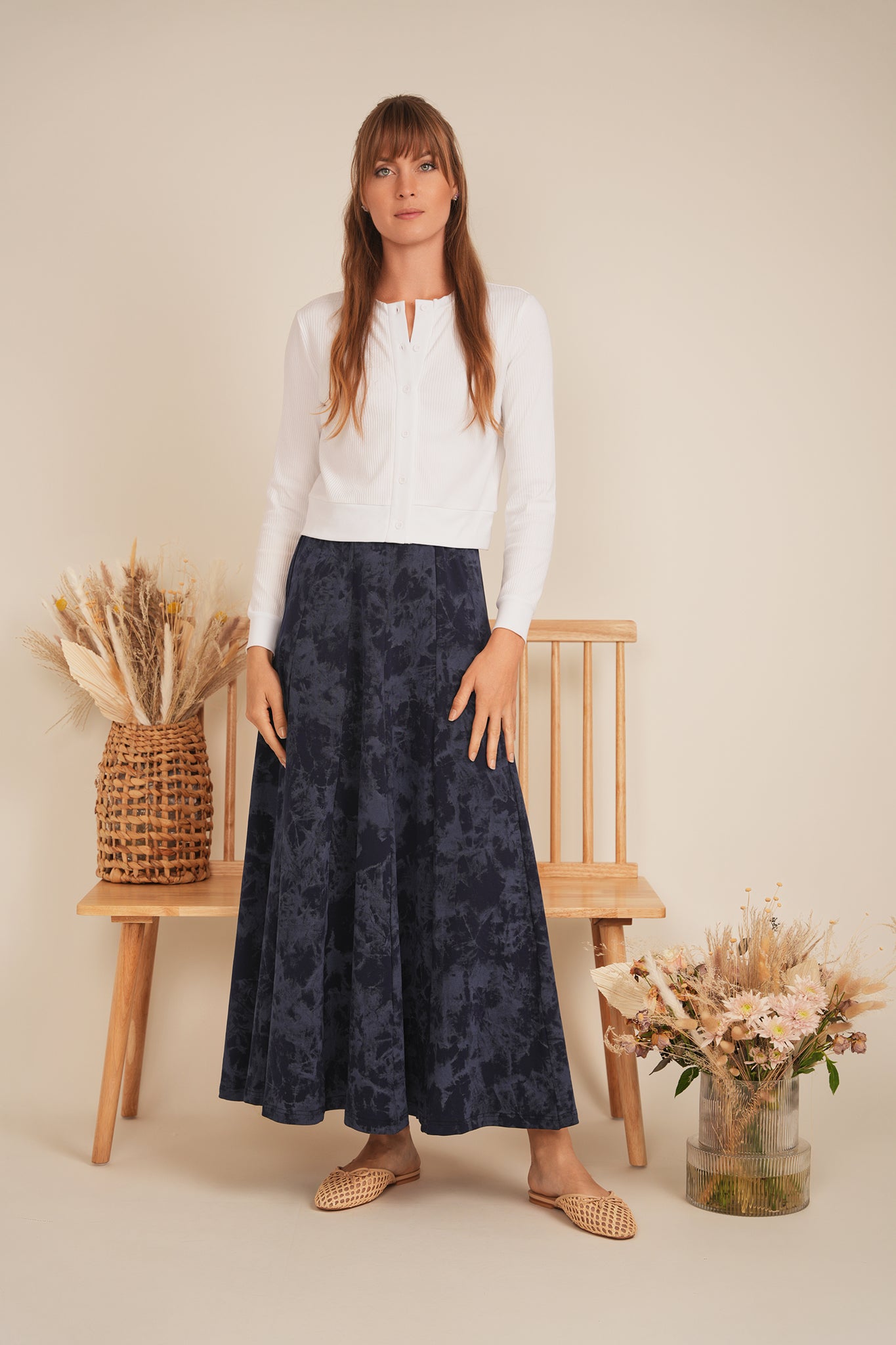 Cropped Ribbed Cardigan in by MiuMax