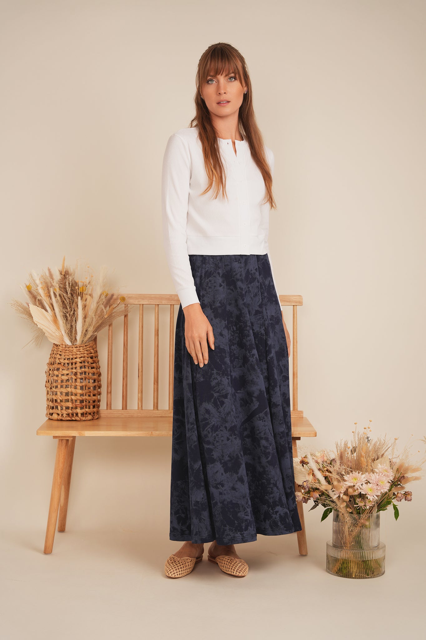 Cropped Ribbed Cardigan in by MiuMax