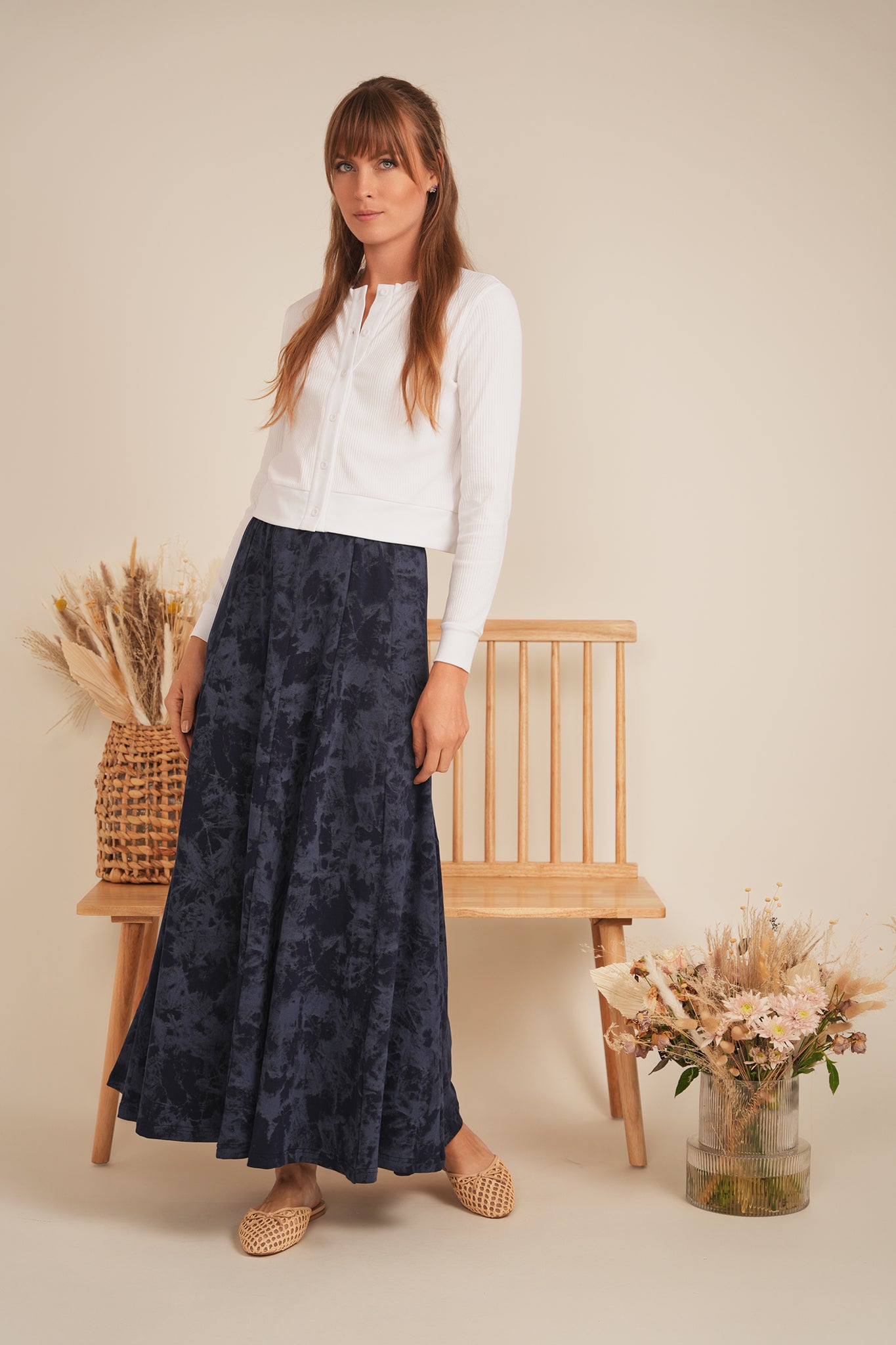 Cropped Ribbed Cardigan in by MiuMax