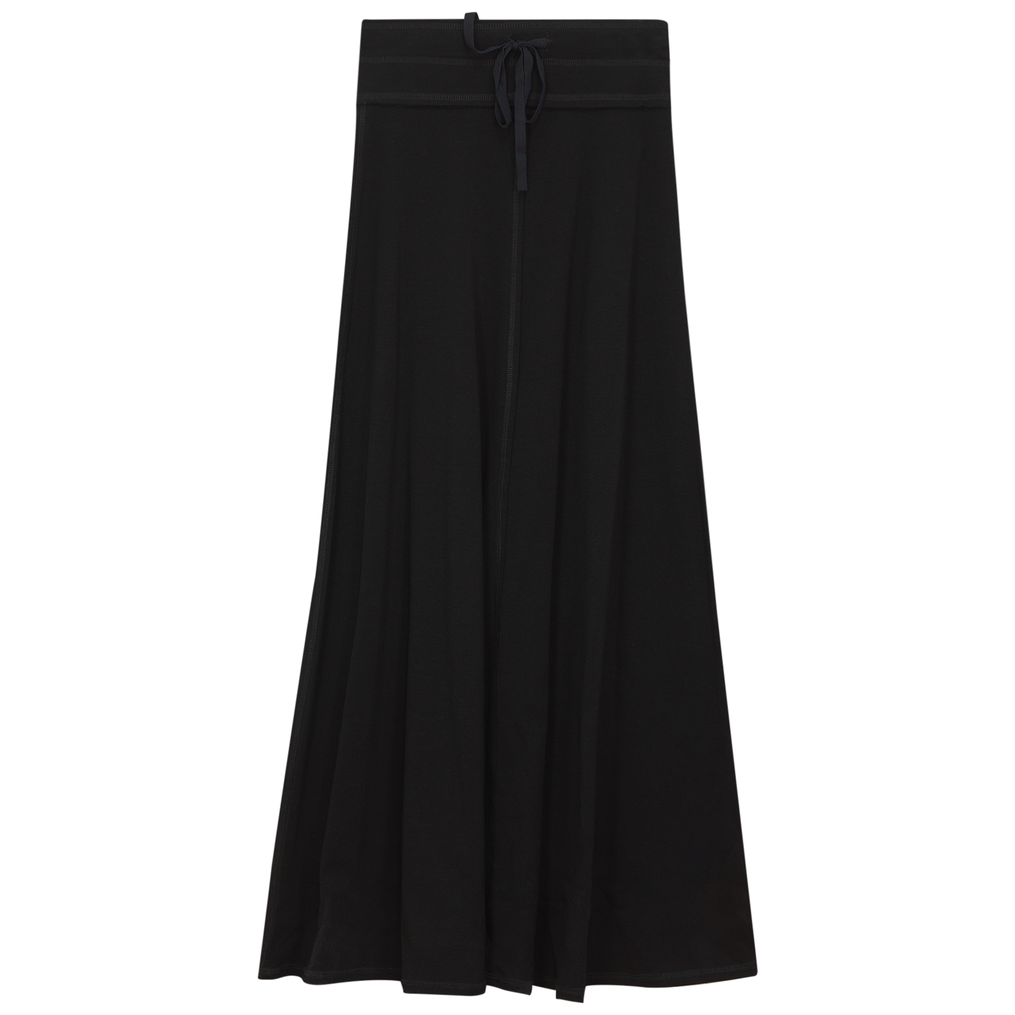 Pull On Rib Skirt in Black by Red Myth