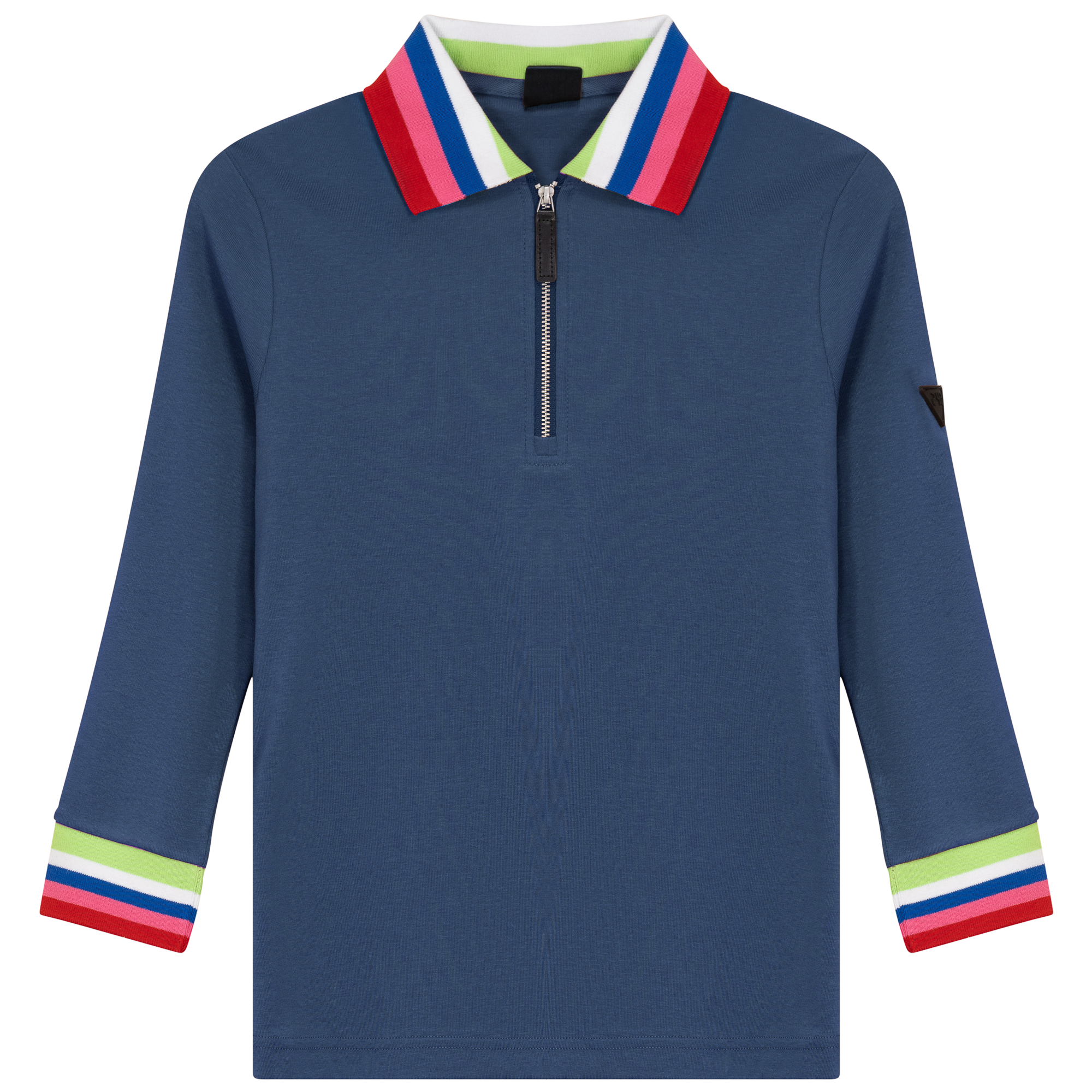 Rainbow Contrast Tee in Chambery by Spades