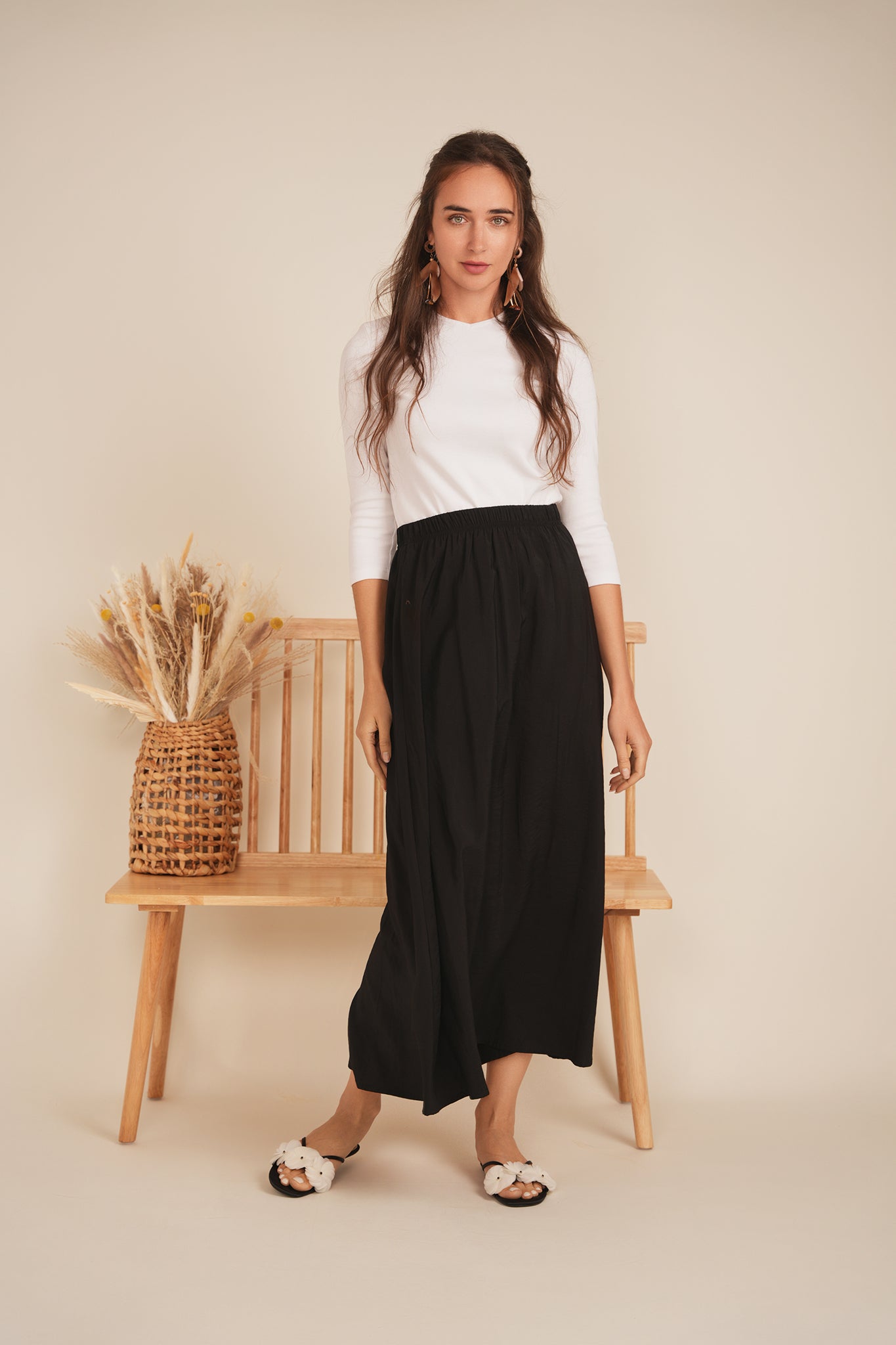 Copper Tencel Maxi Skirt in by Versatile