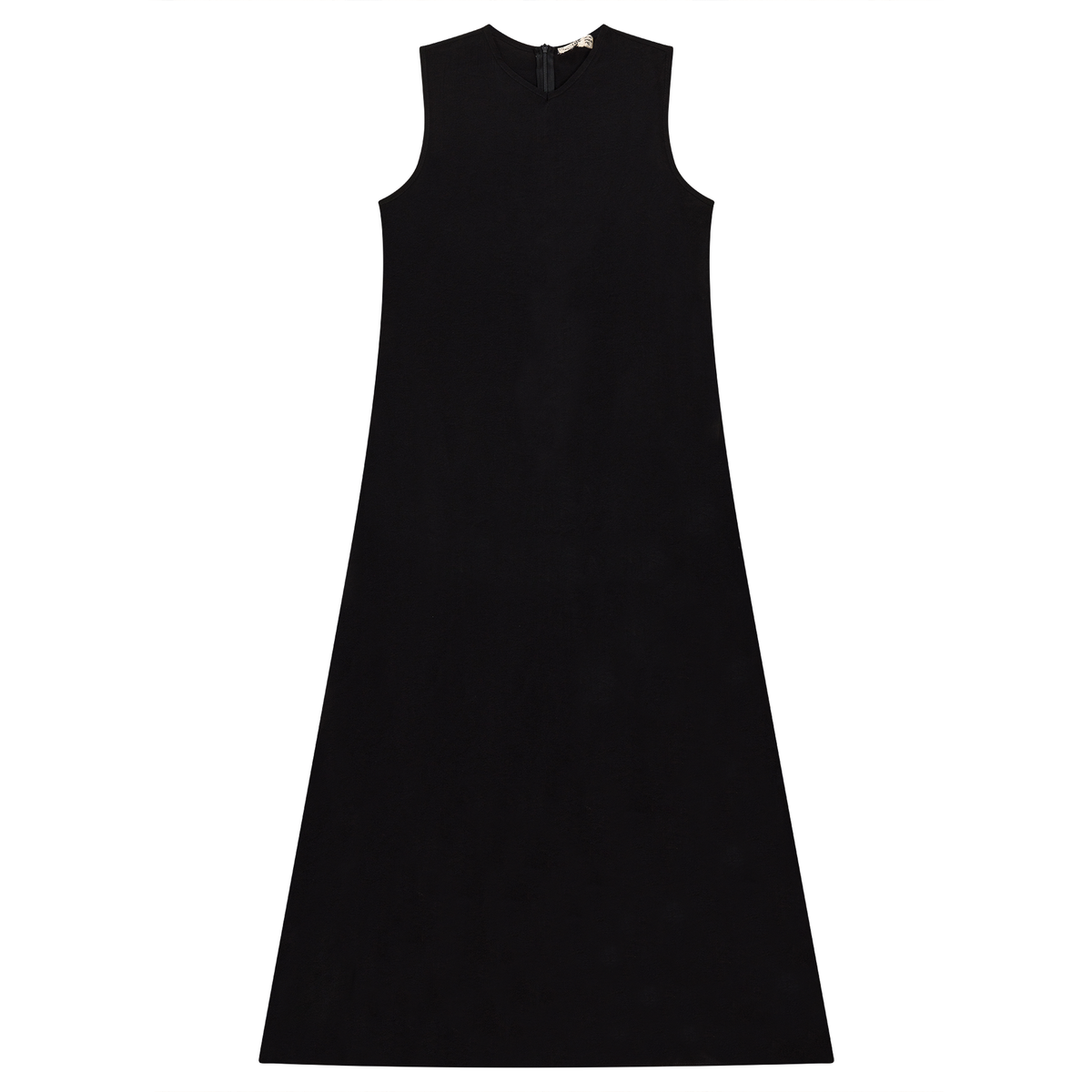 Copper Tencel Maxi Jumper in Black by Versatile