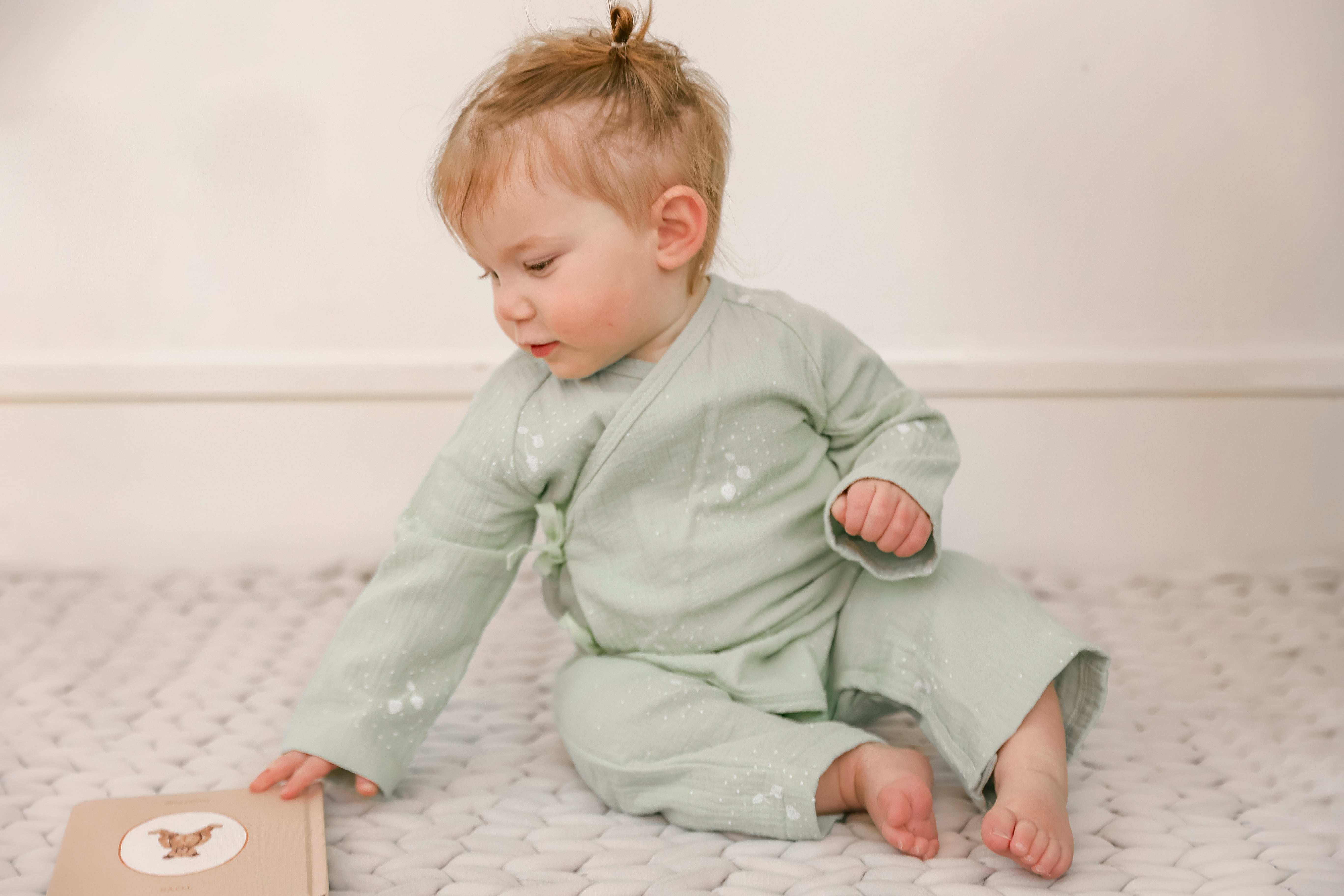 Wrap Muslin Onesie in by Fragile