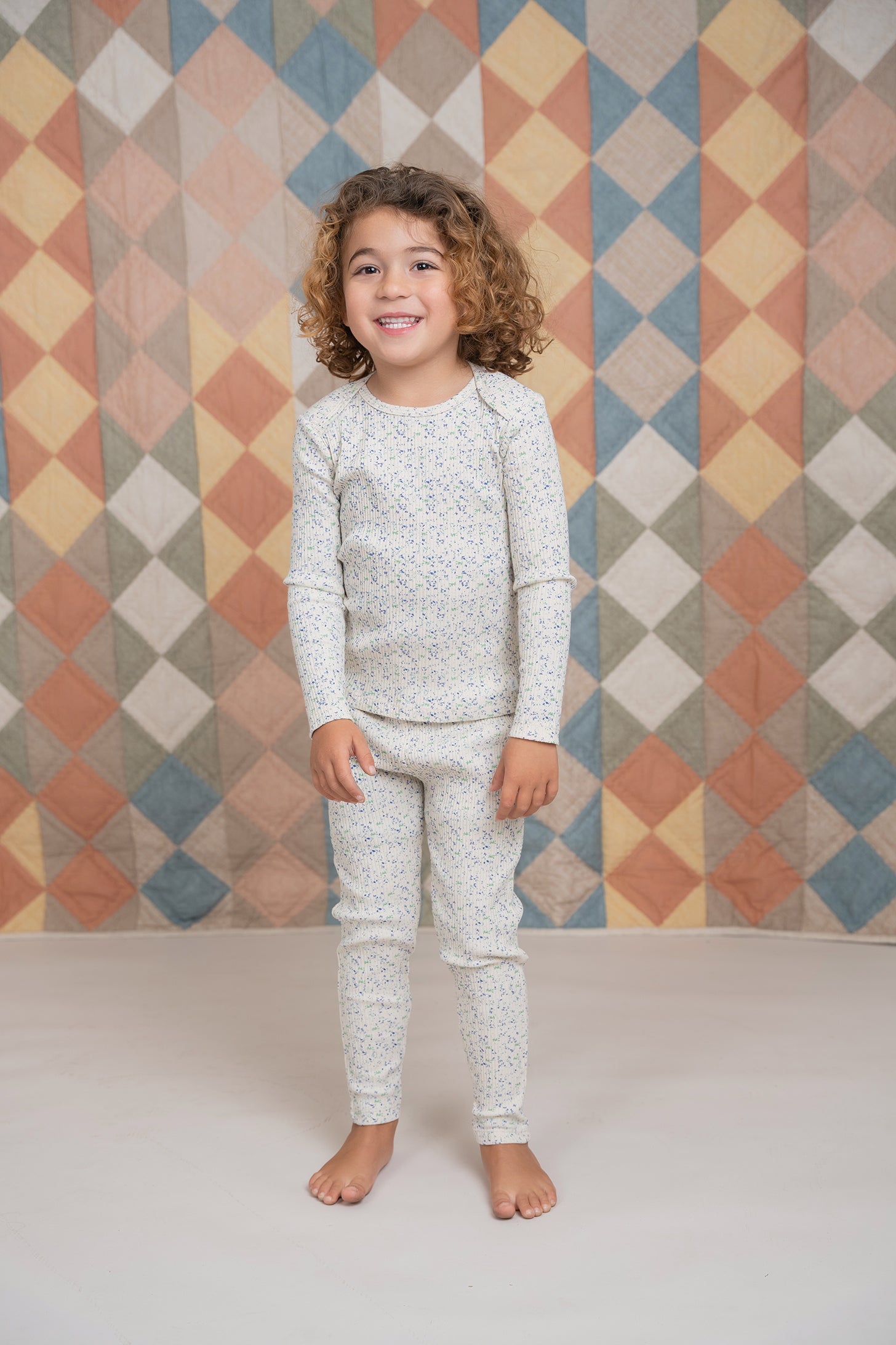 Flower Print 2Pc Set in by Little Fragile