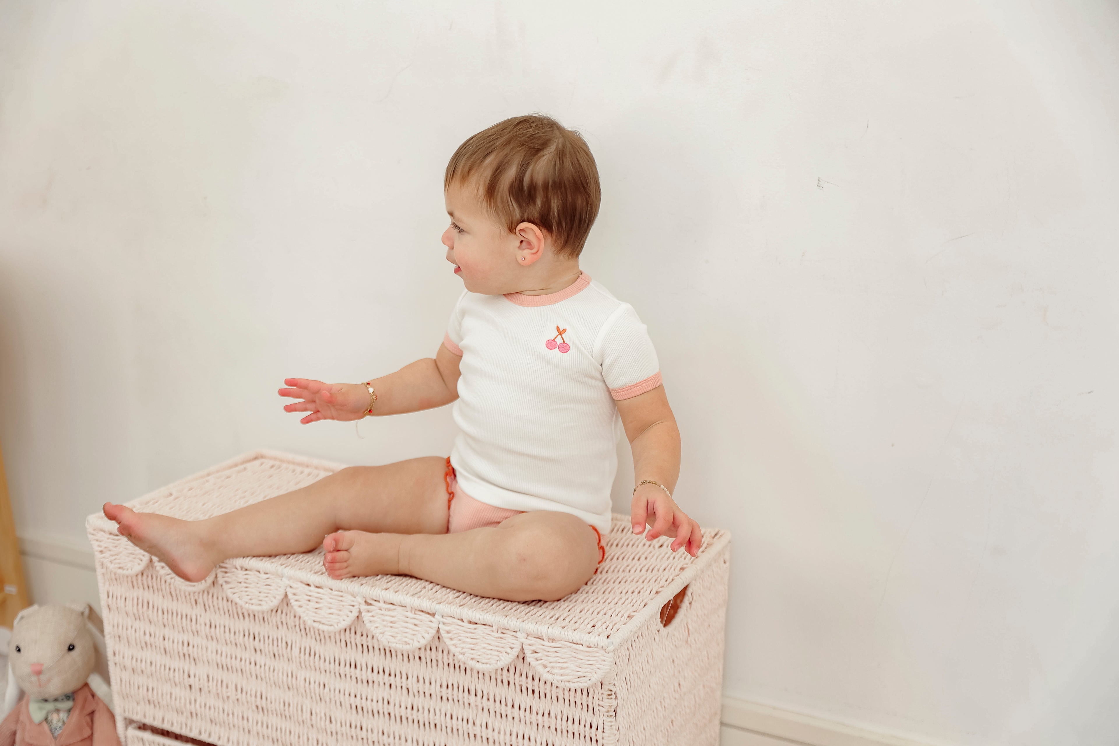 Cherry Print Top Set in by So Loved