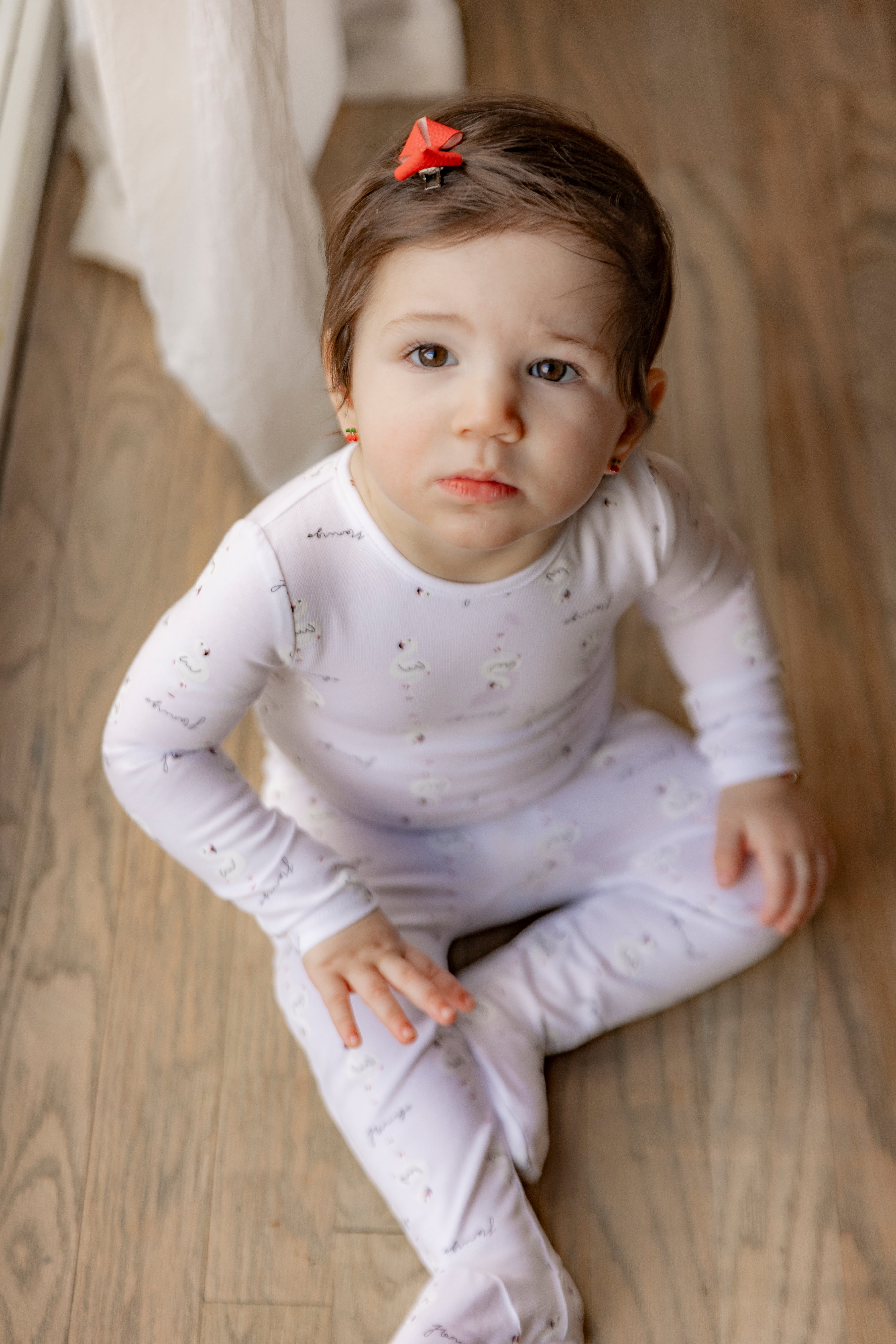 Flamingo Print Onesie in by So Loved