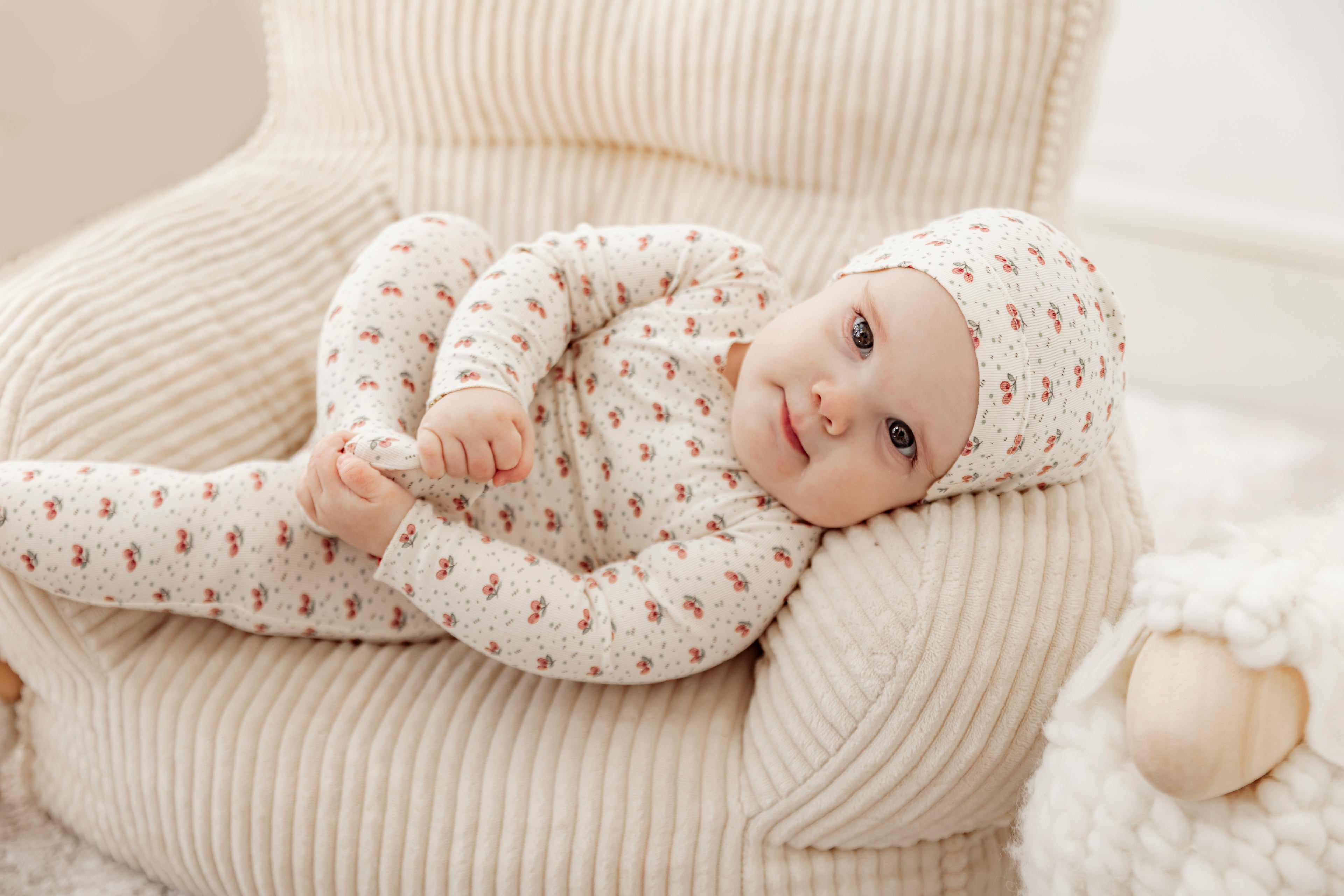 Fruit Print Onesie Set in by Fragile