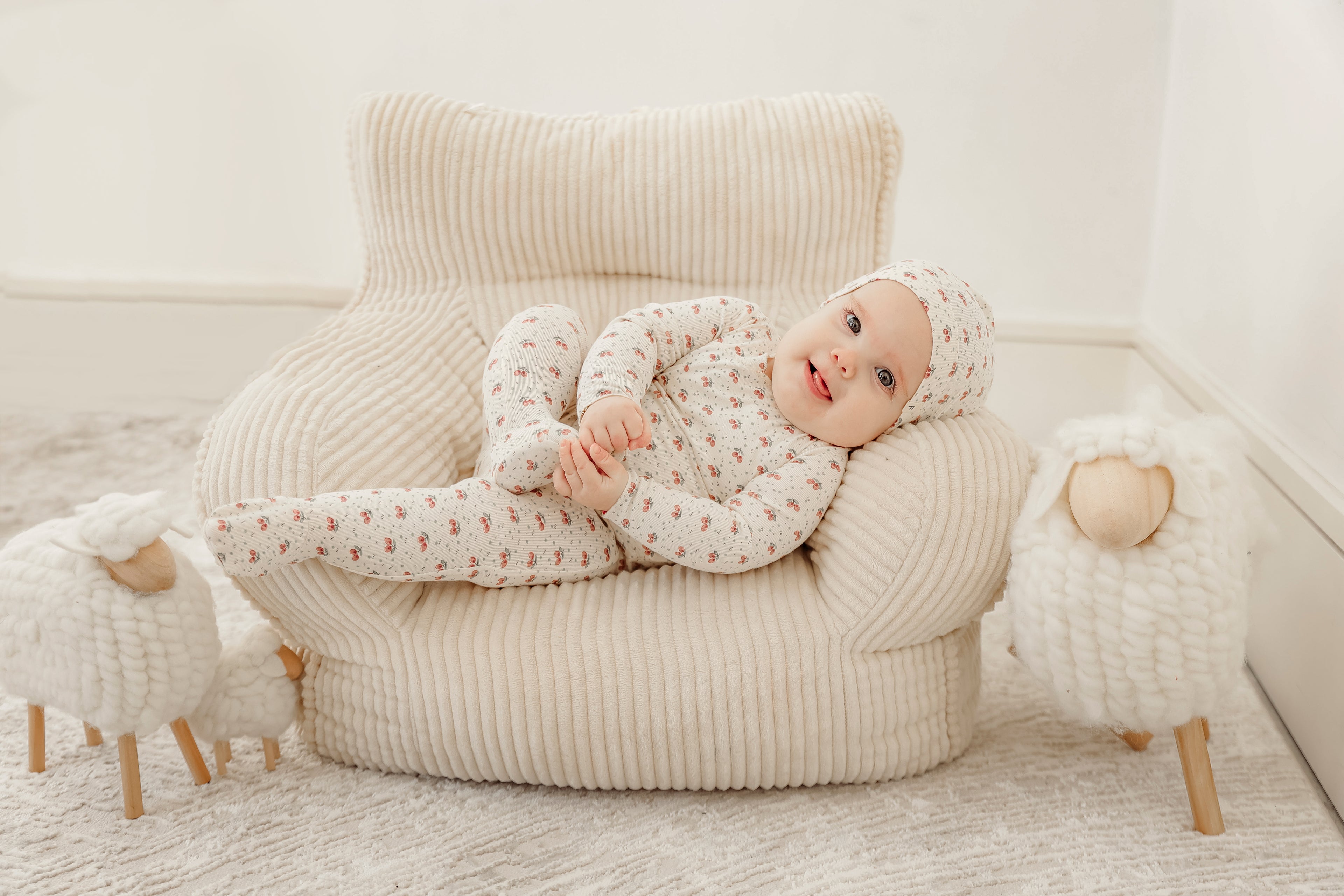 Fruit Print Onesie Set in by Fragile