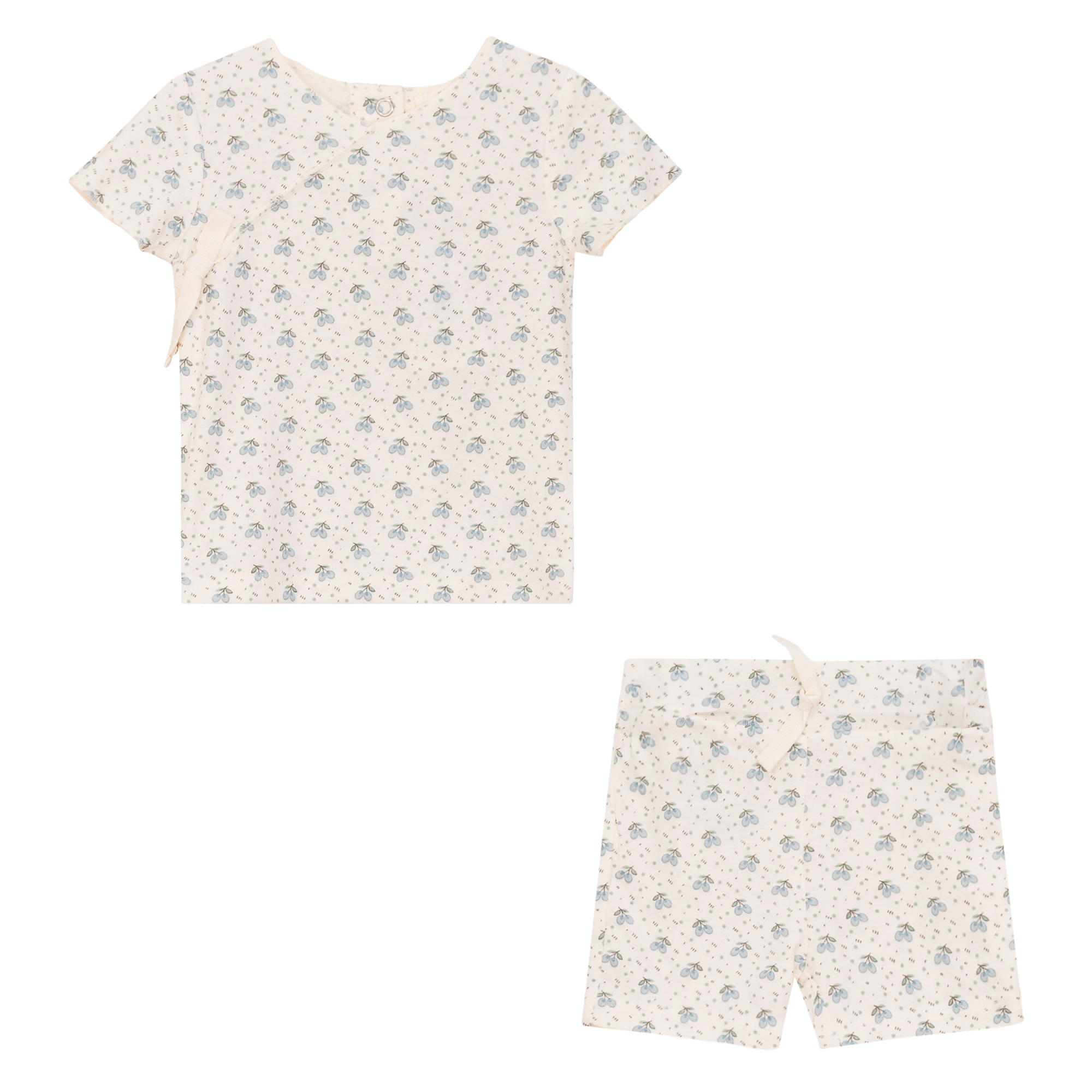 Fruit Print 2Pc Set in Blue by Fragile