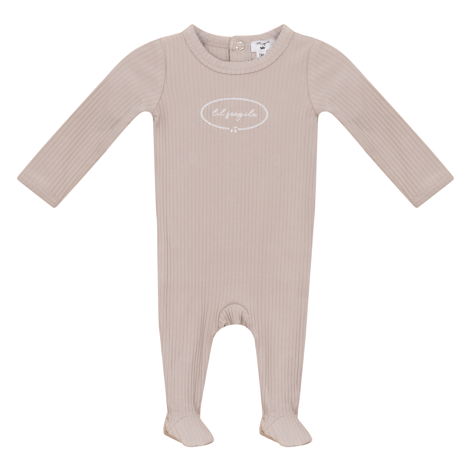 Little Fragile Onesie in Mushroom by Little Fragile