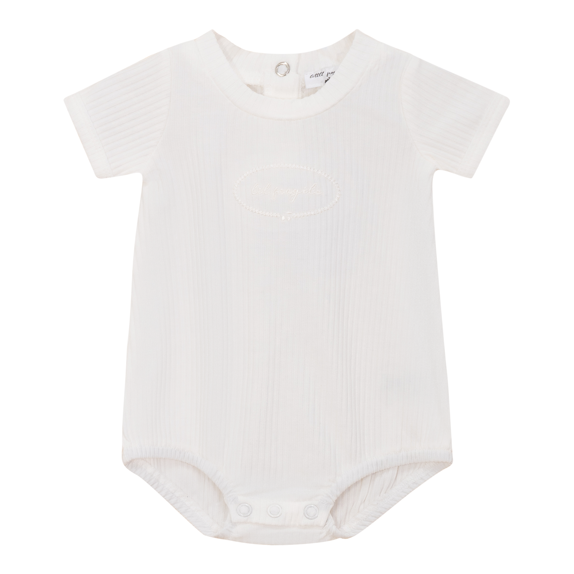 Little Fragile Romper in White by Little Fragile