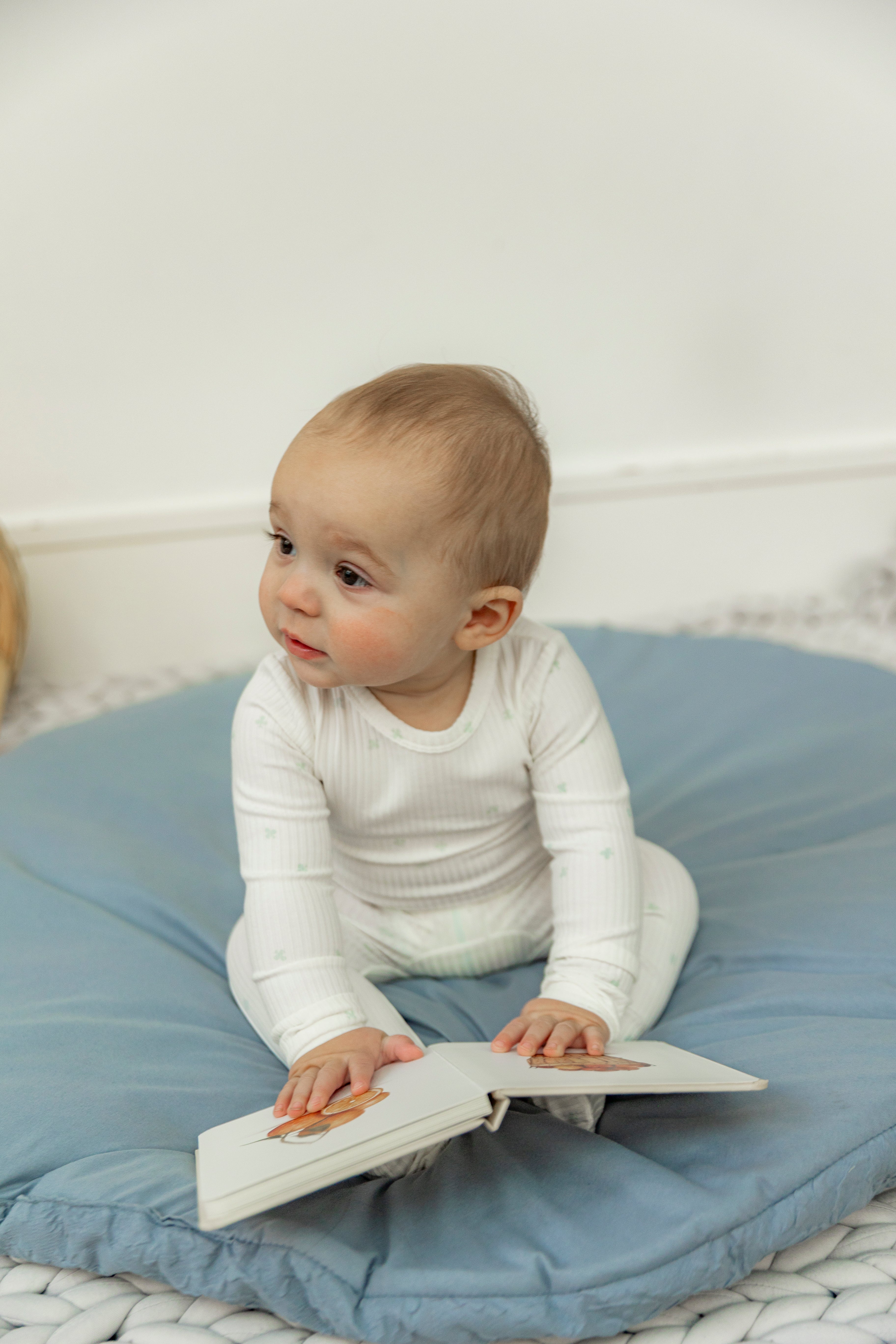 Clover Print Onesie in by Little Fragile