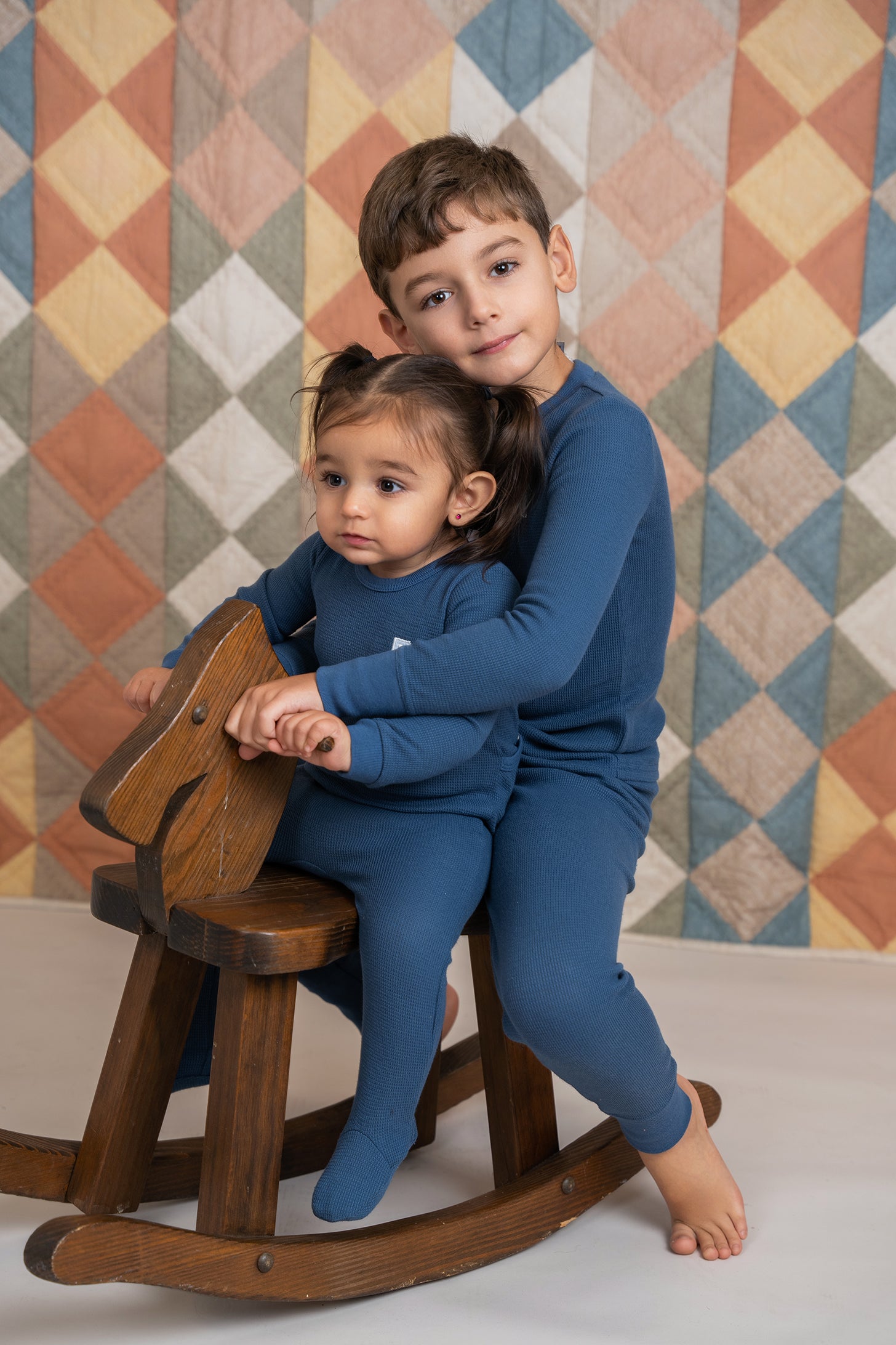 Waffle Square Textured Onesie in by FYI