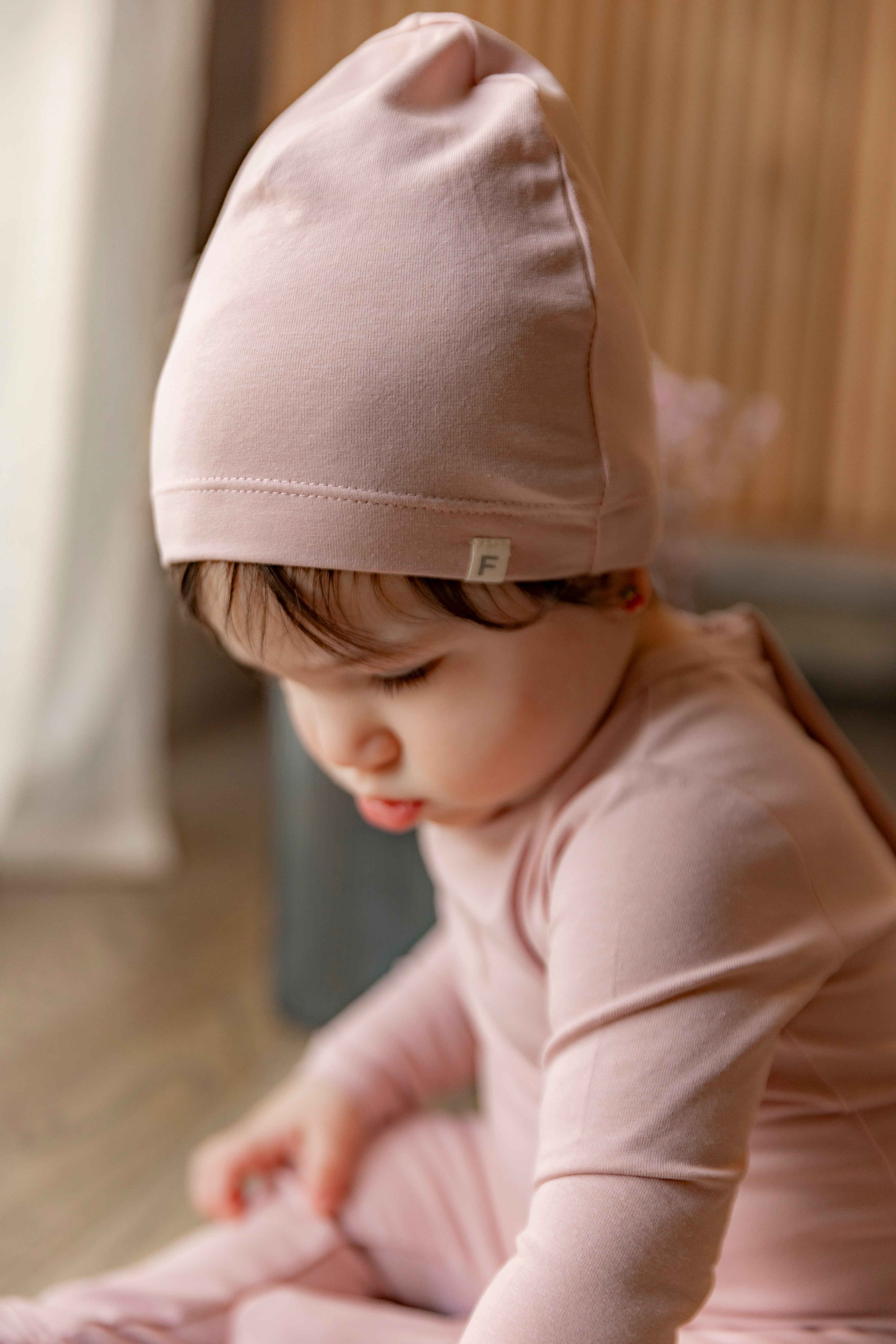 Cotton Onesie Set in Vanilla by Fragile