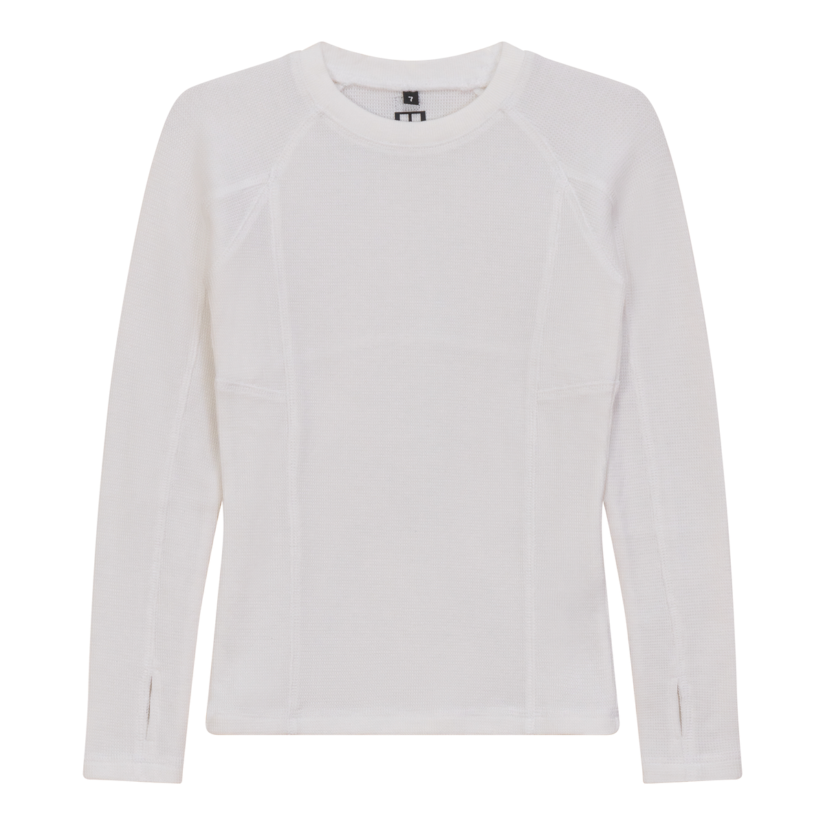 Waffle Top in White by 2 Squares
