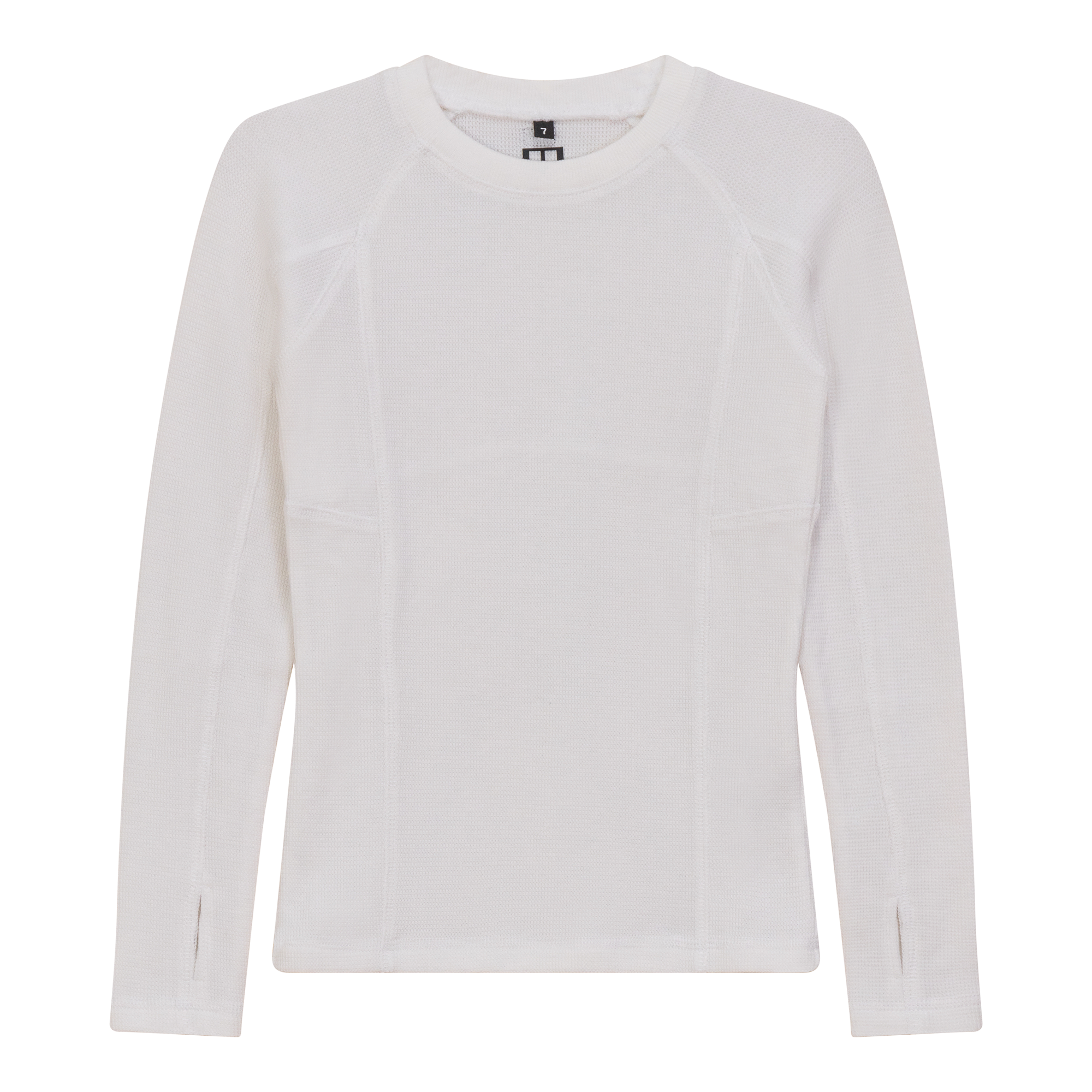 Waffle Top in White by 2 Squares