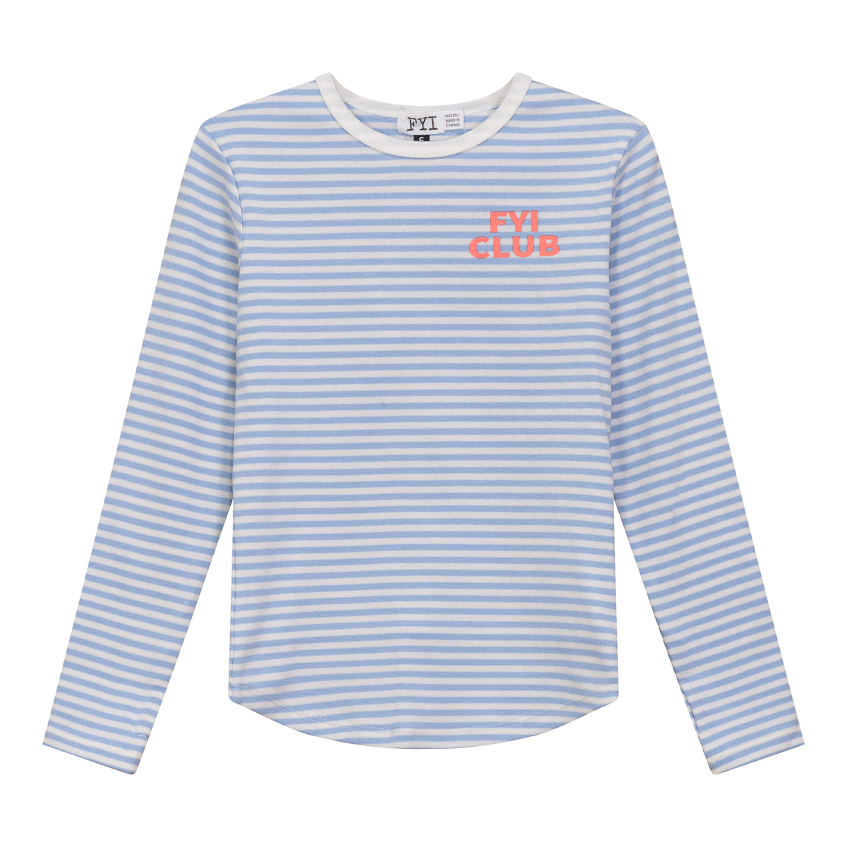 FYI CLUB Top in White Denim by FYI