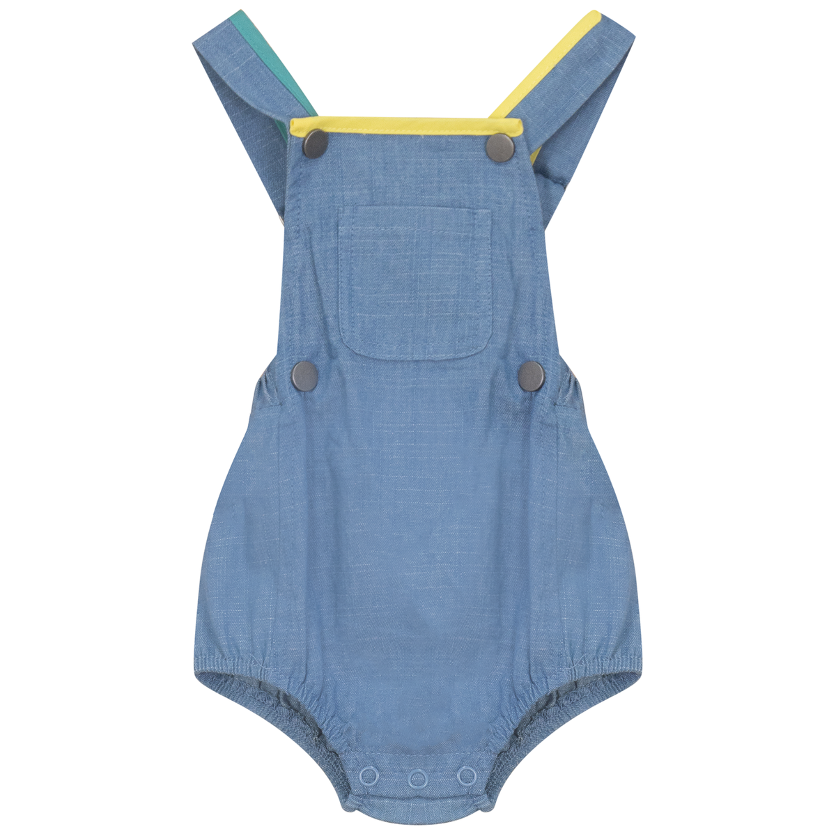 Woven Denim Overall in Light Denim by FYI
