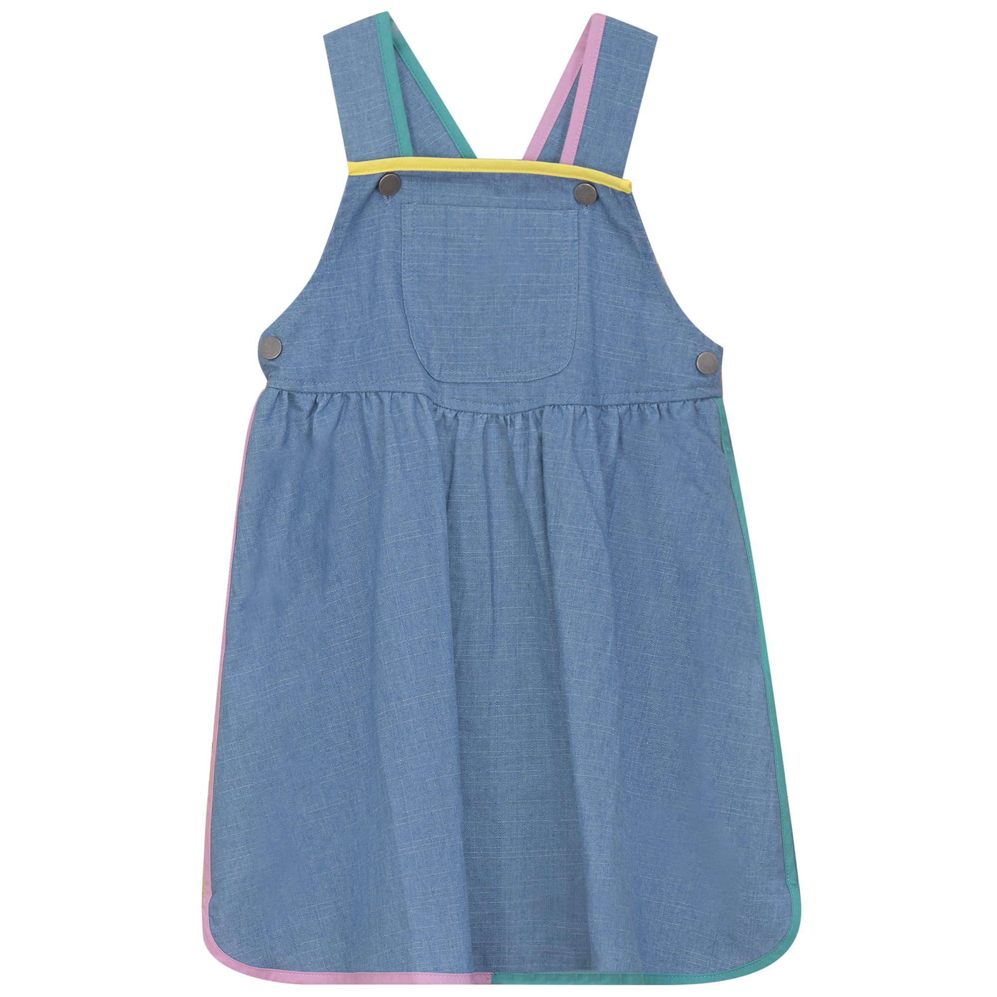 Woven Denim Jumper in Light Denim by FYI