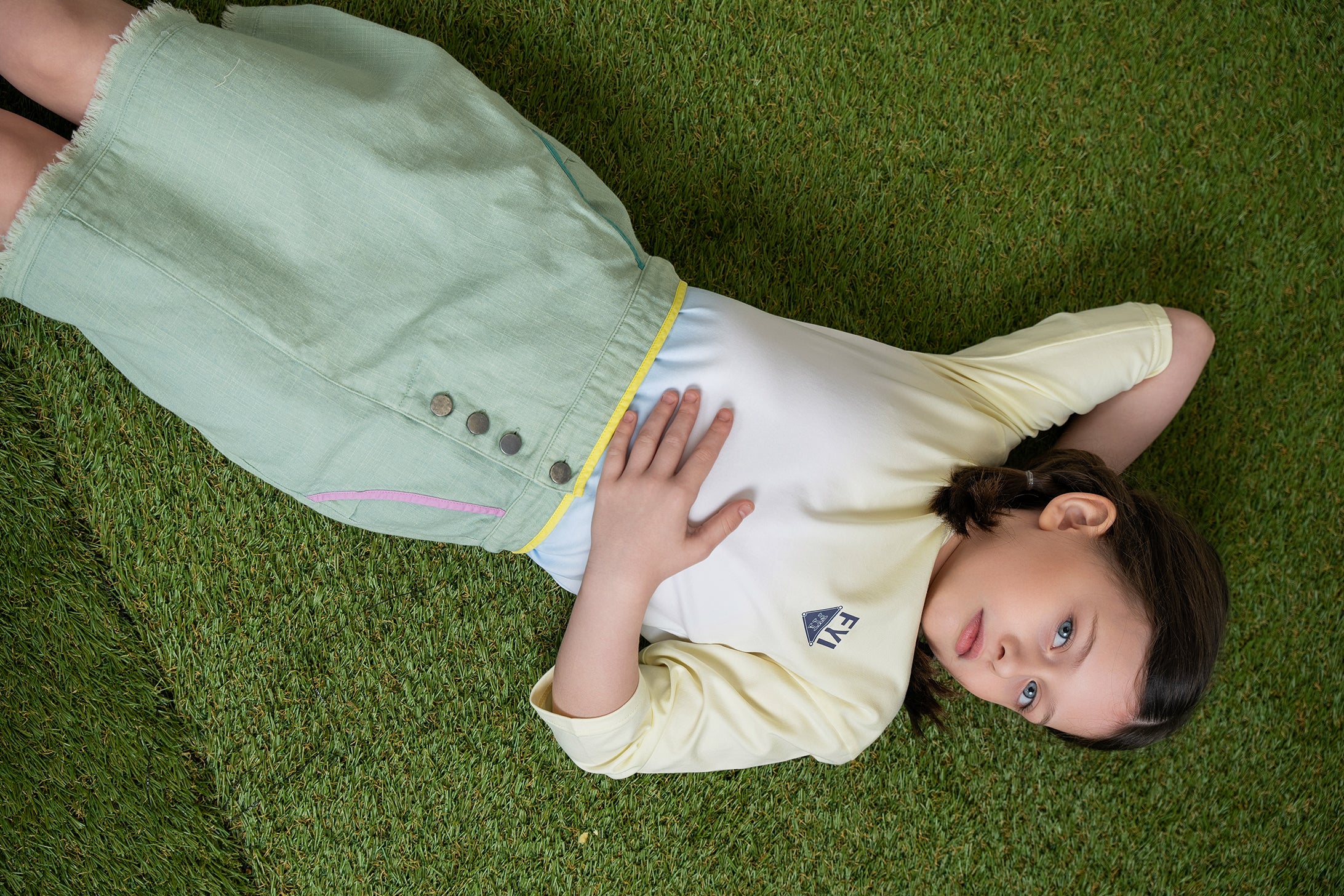 Dip Dye 3/4 Tshirt in by FYI