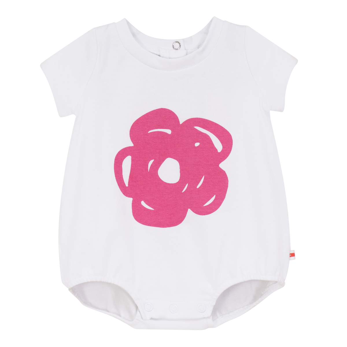 Flower Print Romper in White by Hopscotch
