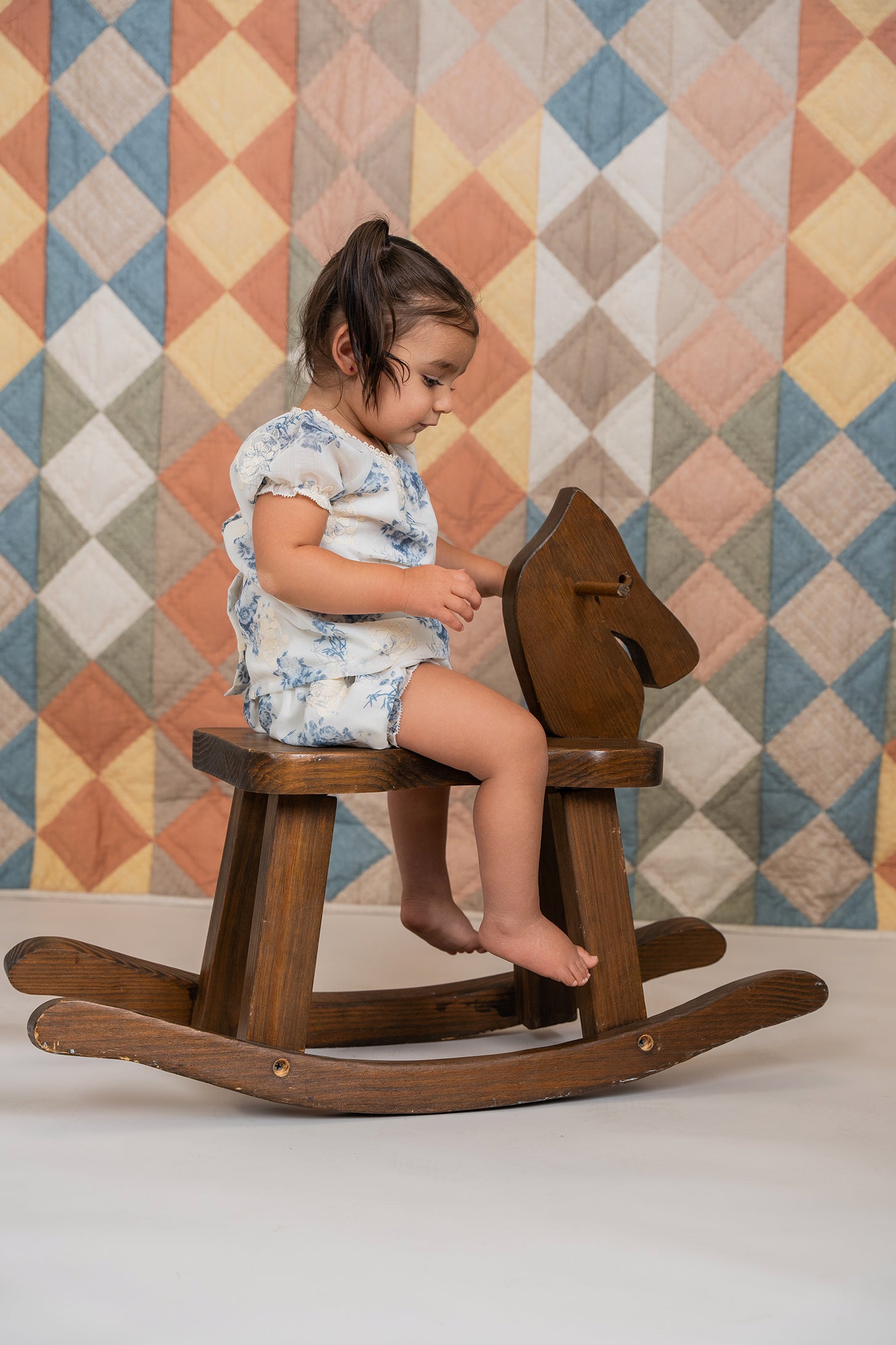 Woven Flower Embroidered 2Pc Set in by Elle & Boo