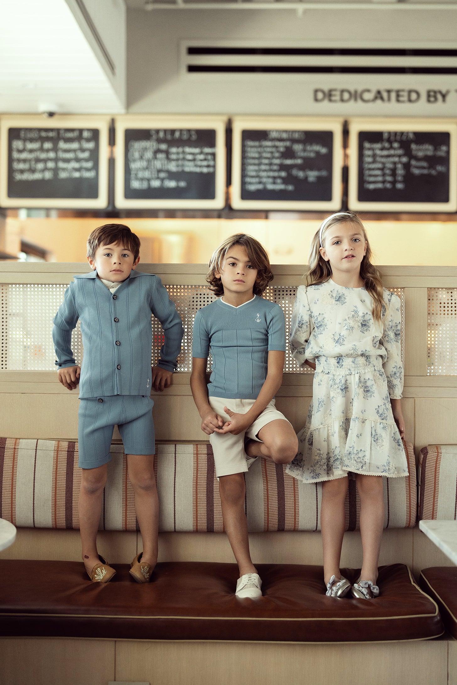 Flower Print Embroidered 2Pc Set in by Elle & Boo