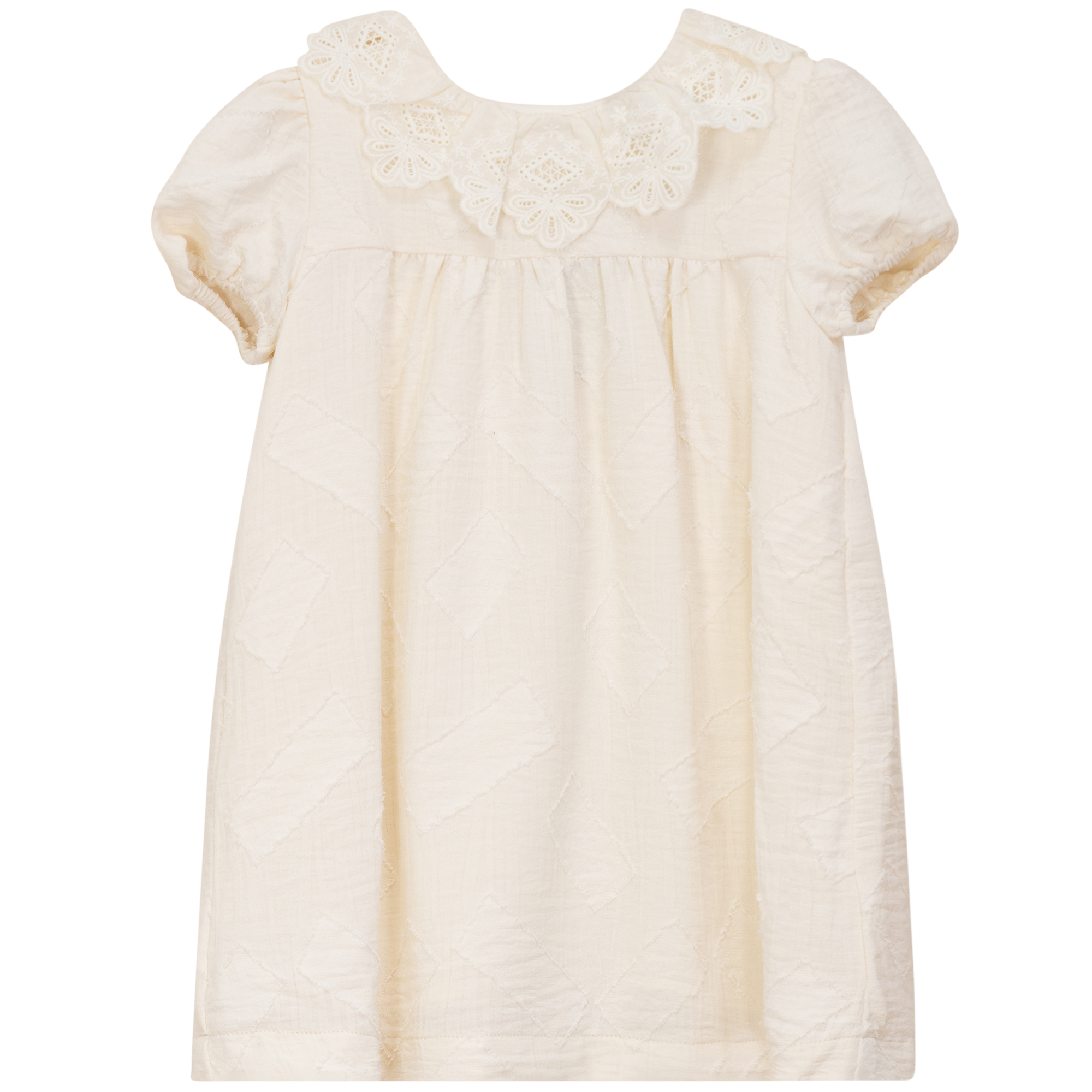 Rectangle Textured Dress in Dark Almond by Hopscotch