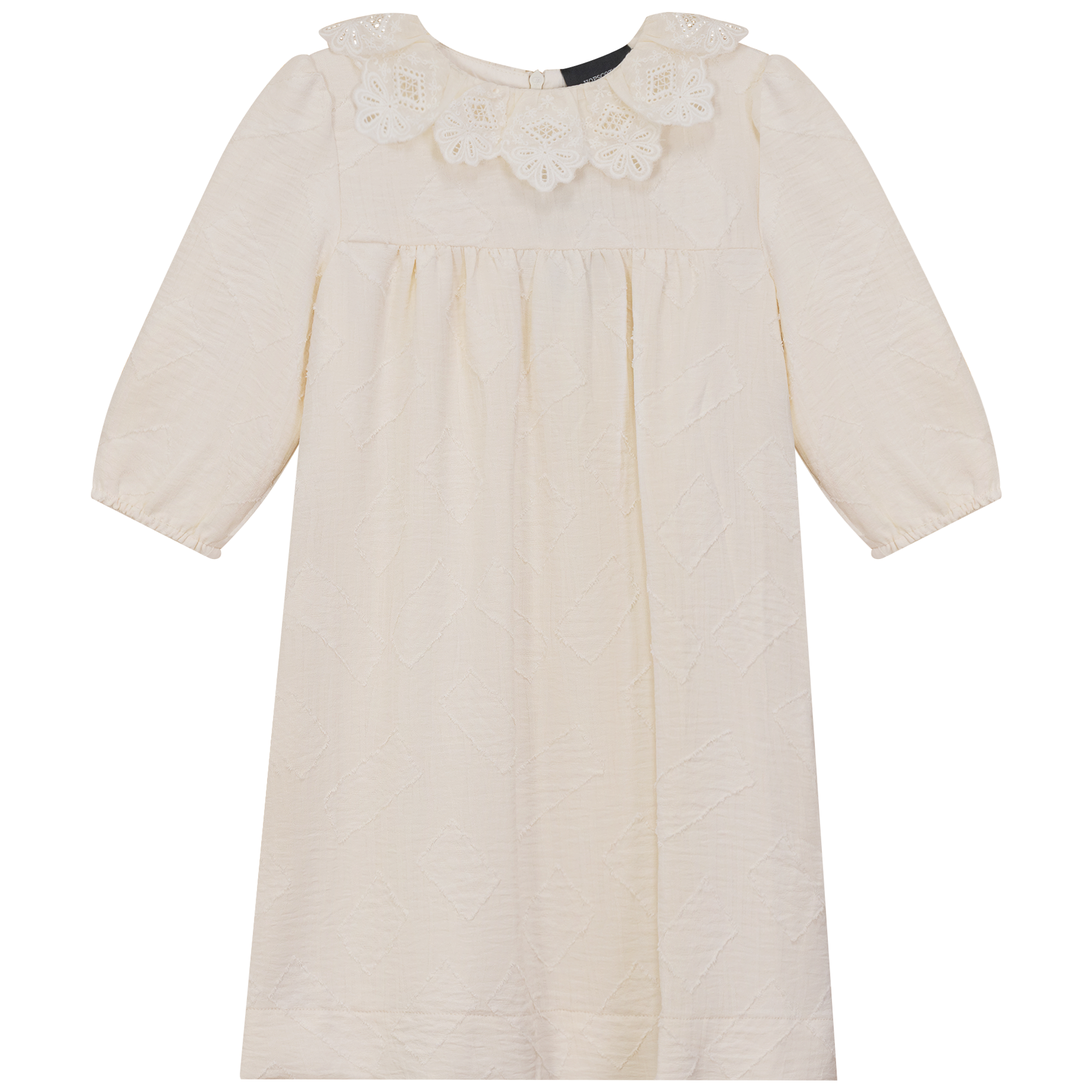 Rectangle Textured Dress in Dark Almond by Hopscotch